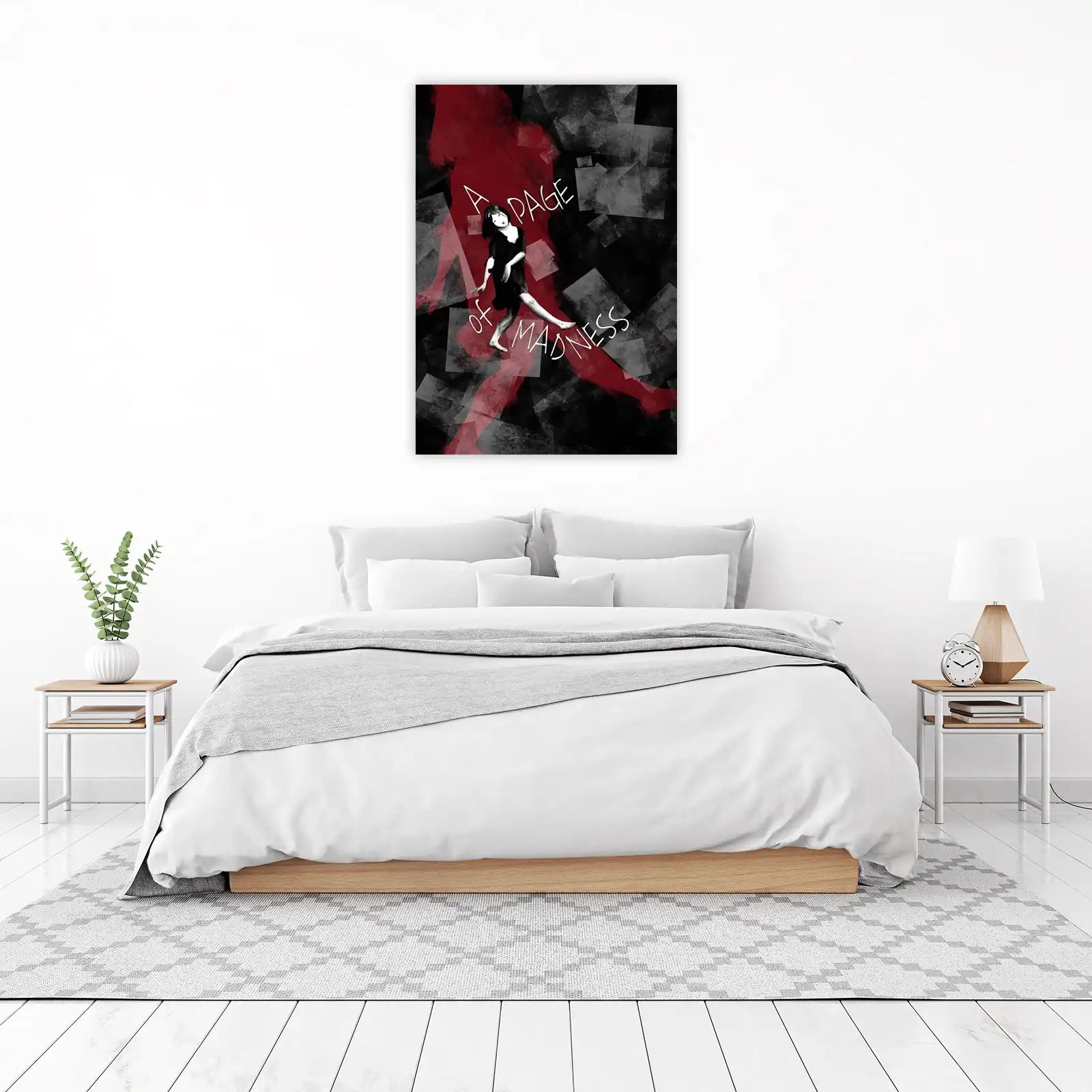 Gothic Dancing Figure "A Page of Madness" Wall Art