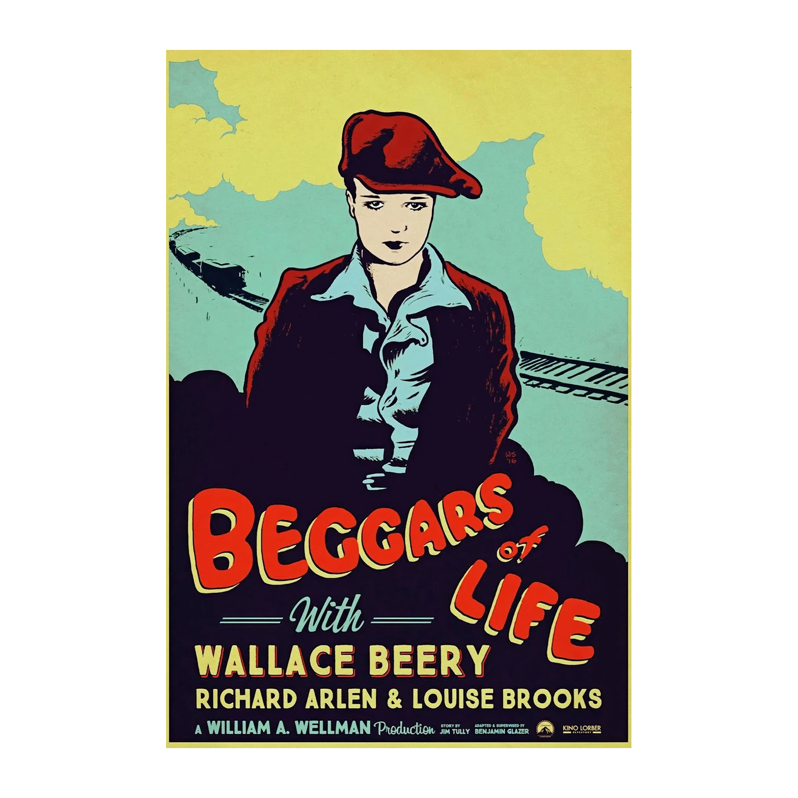 Vintage "Beggars of Life" Movie Poster Wall Art