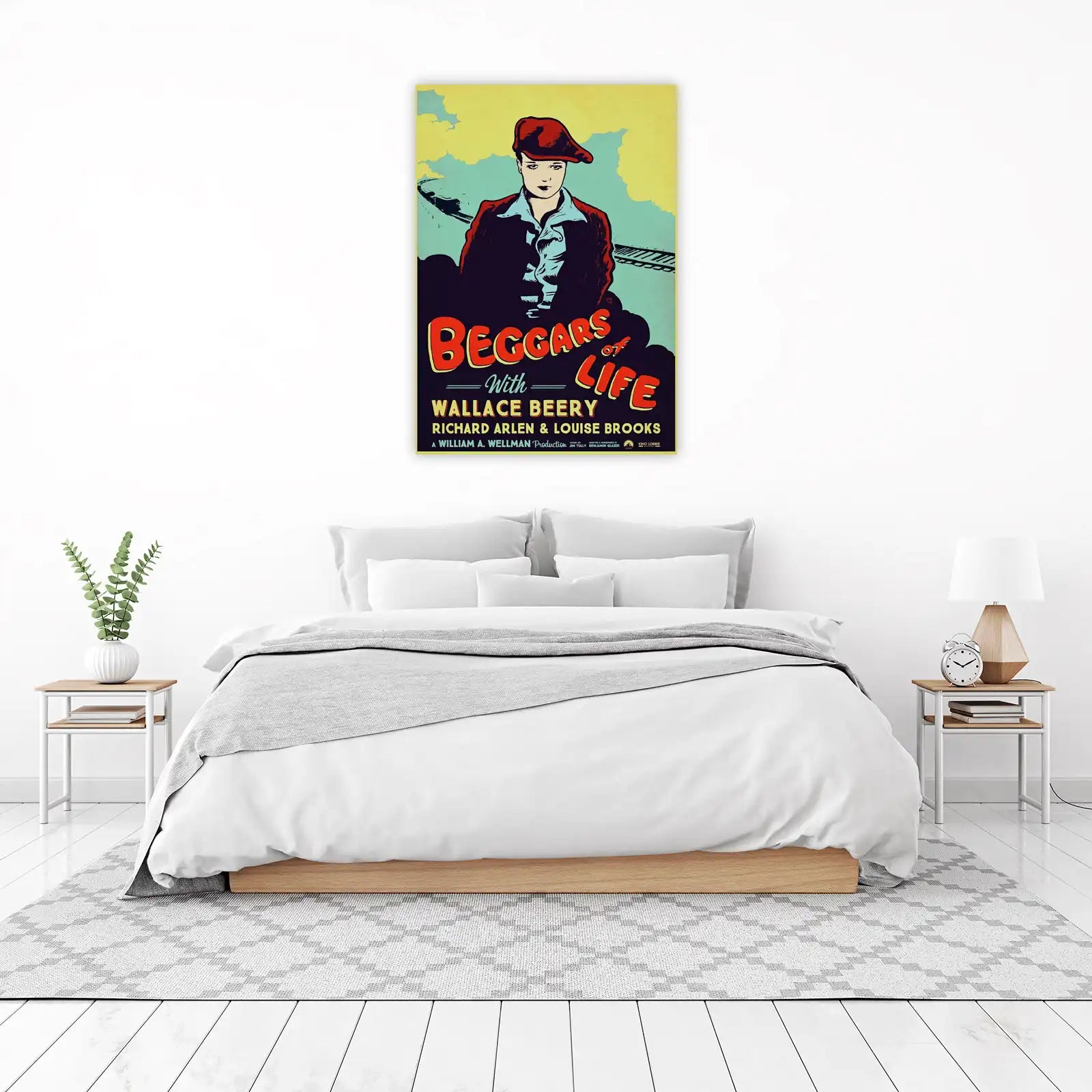 Vintage "Beggars of Life" Movie Poster Wall Art