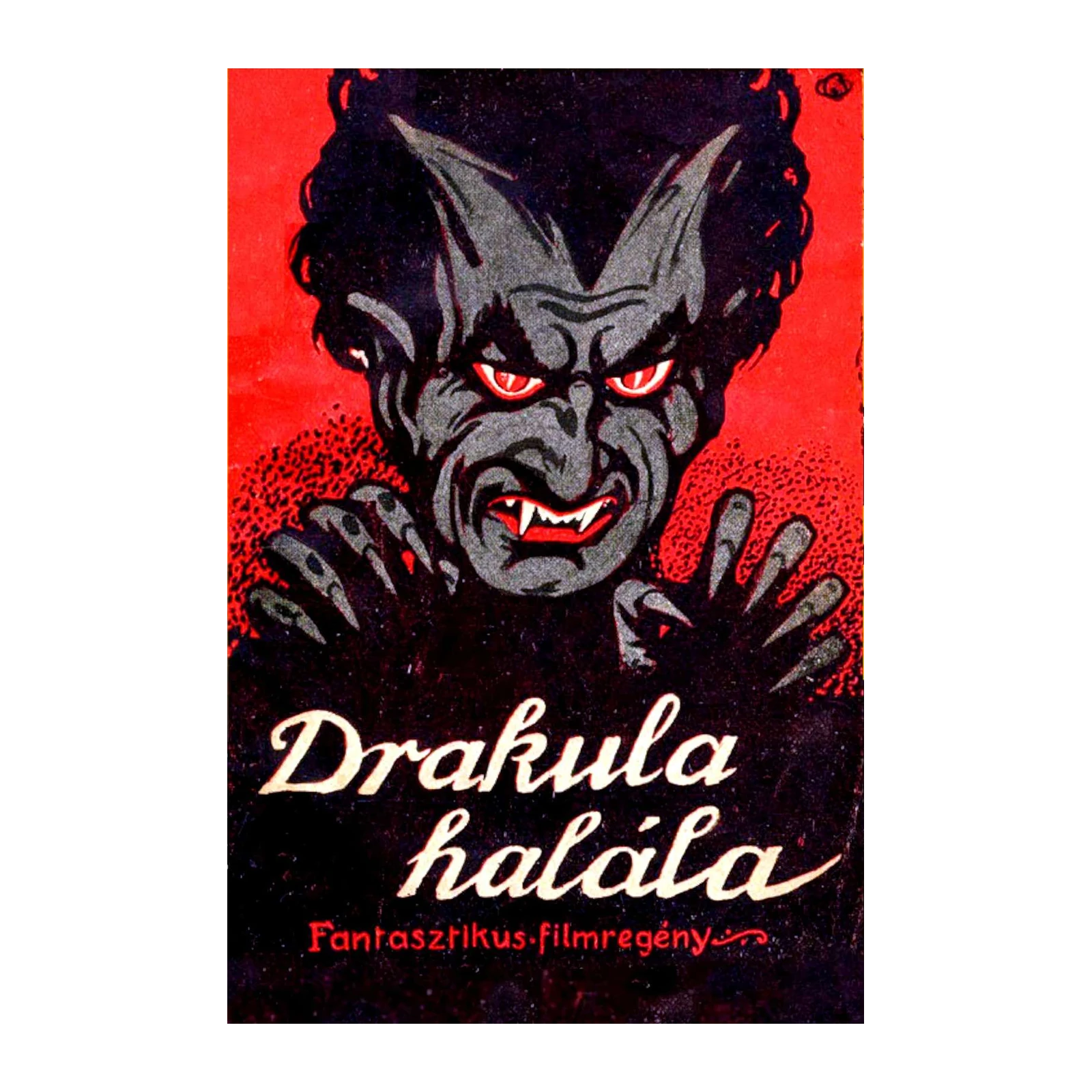 Vintage Dracula Movie Poster Wall Art