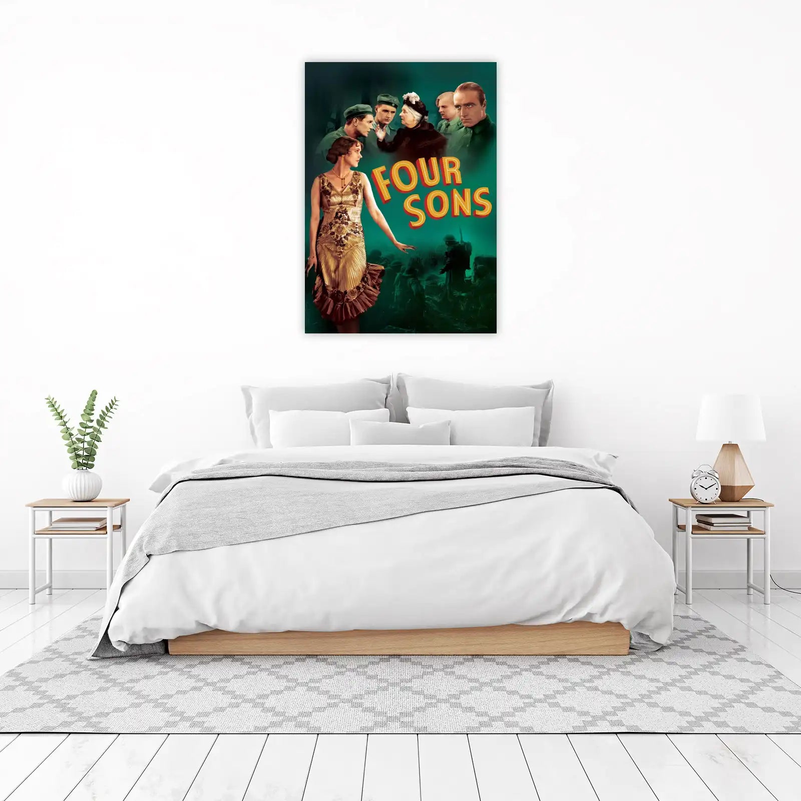 Vintage Film Poster "Four Sons" Wall Art