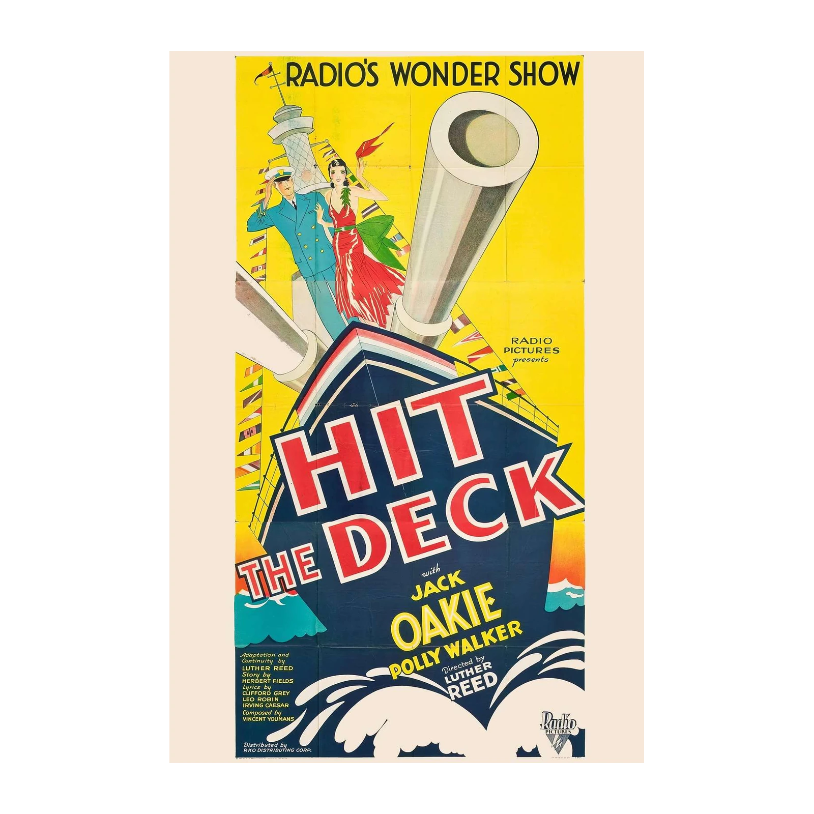 Hit the Deck Movie Poster Wall Art