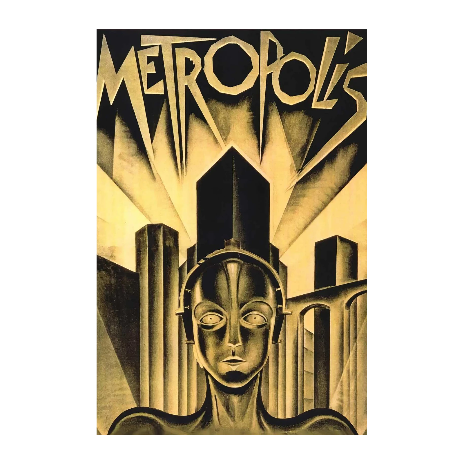 Metropolis Robot Art Deco Wall Art