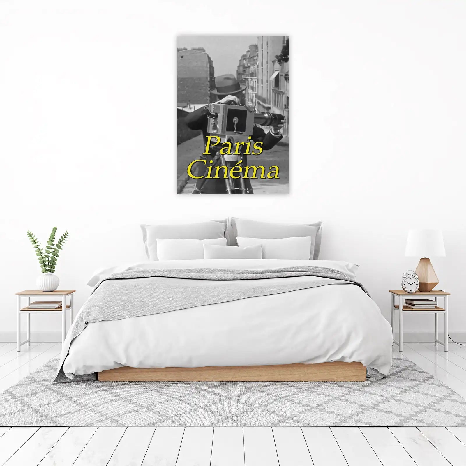 Vintage Paris Cinema Camera Wall Art