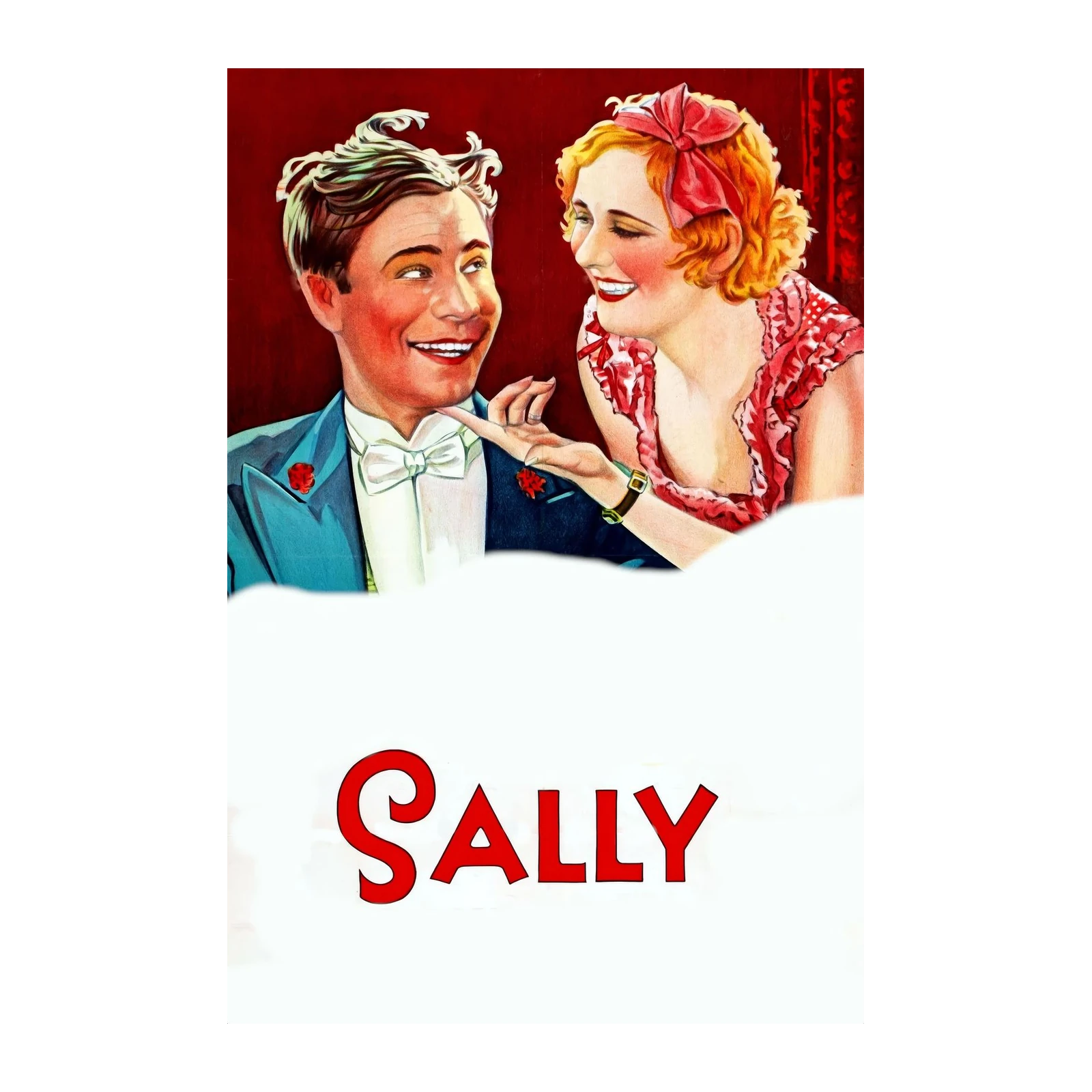 Vintage Romance Sally Movie Poster Wall Art