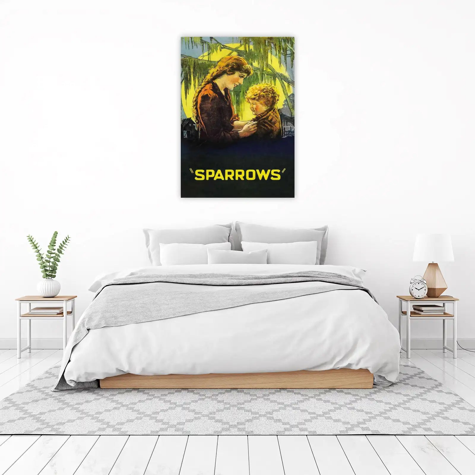 Vintage Sparrows Movie Poster Wall Art