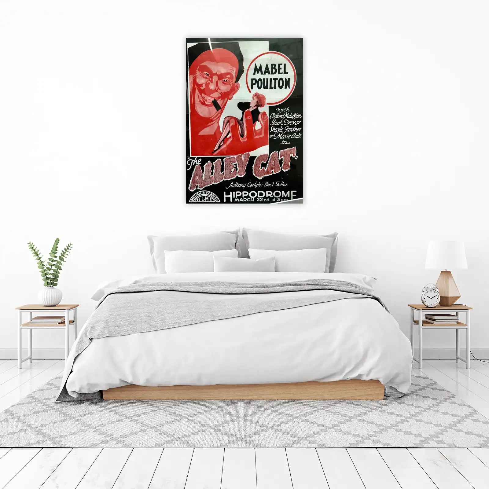 Vintage 'The Alley Cat' Movie Poster Wall Art