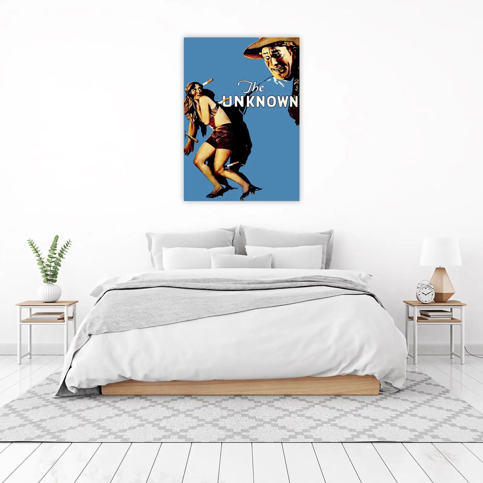 Retro Thriller Movie 'The Unknown' Wall Art