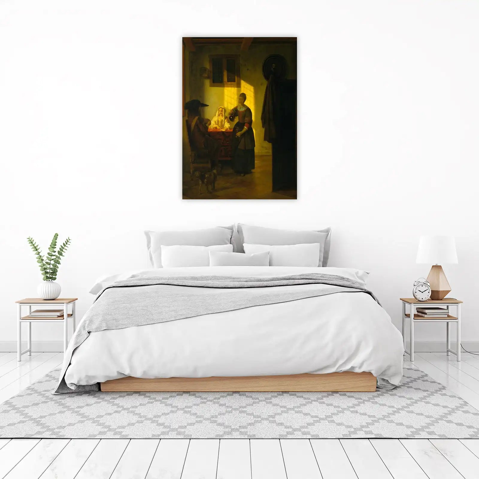 The Card Players Dutch Golden Age Wall Art