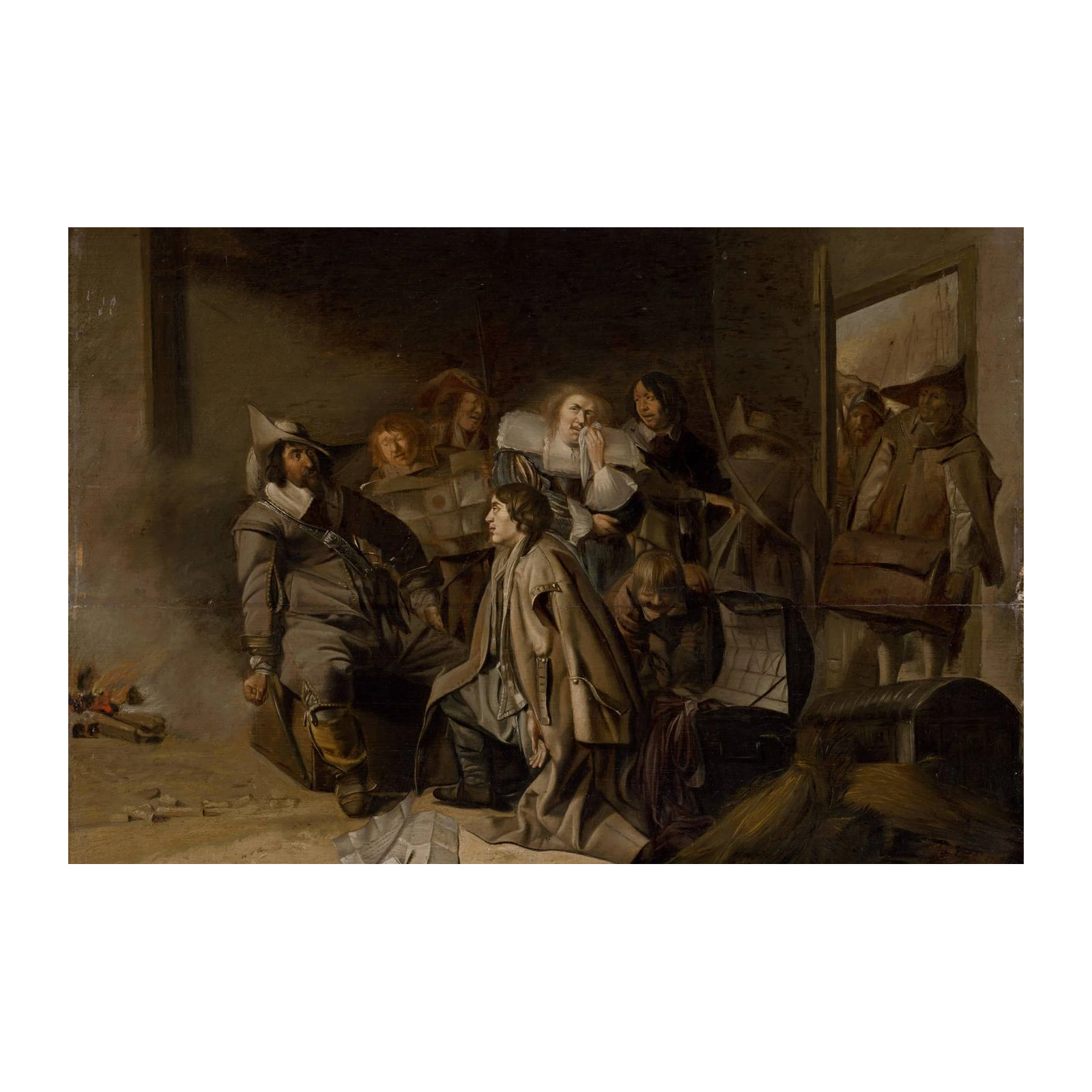 Dramatic Historical Scene Wall Art