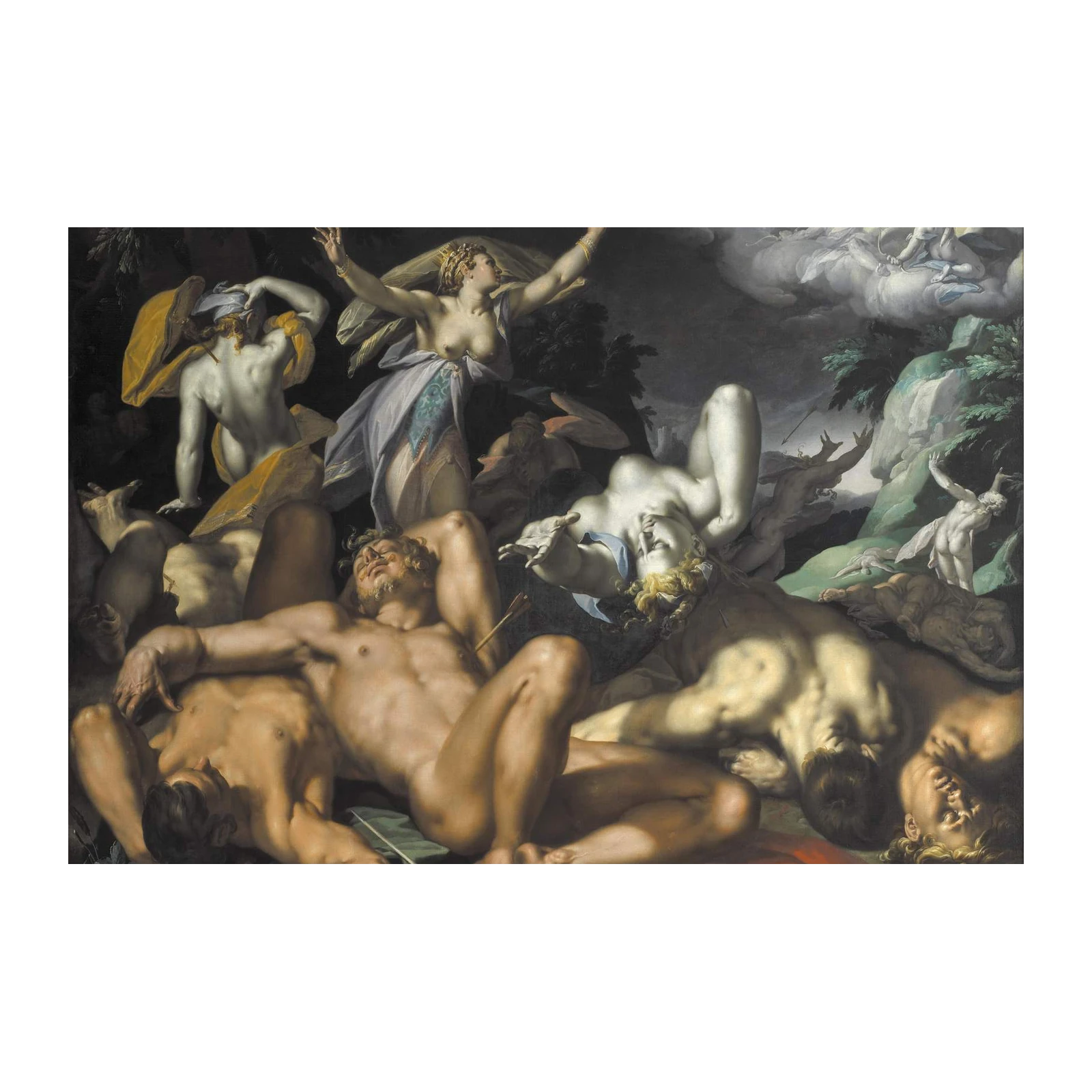 Mythological Scene Masterpiece Wall Art