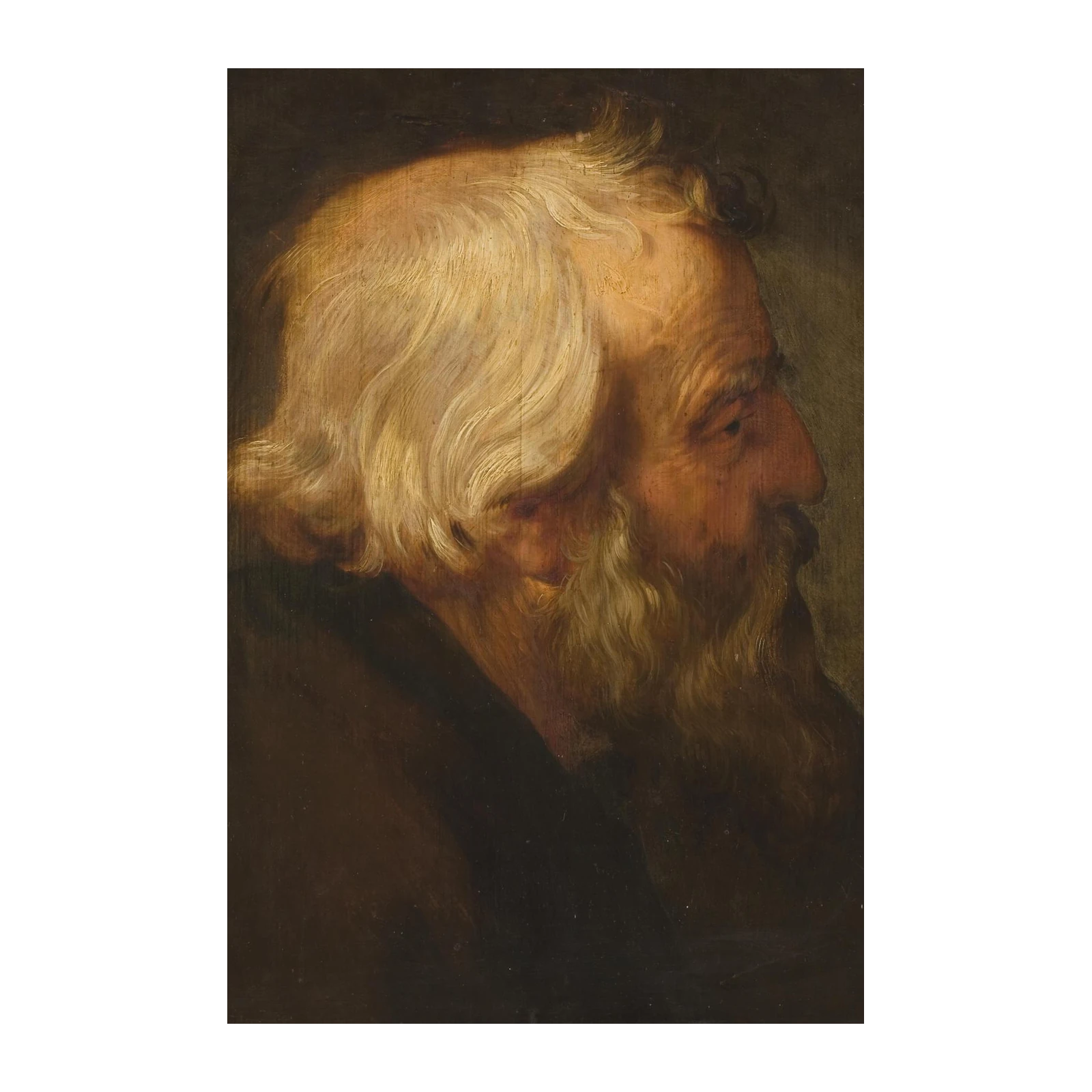 Old Man Portrait Classic Art Wall Art