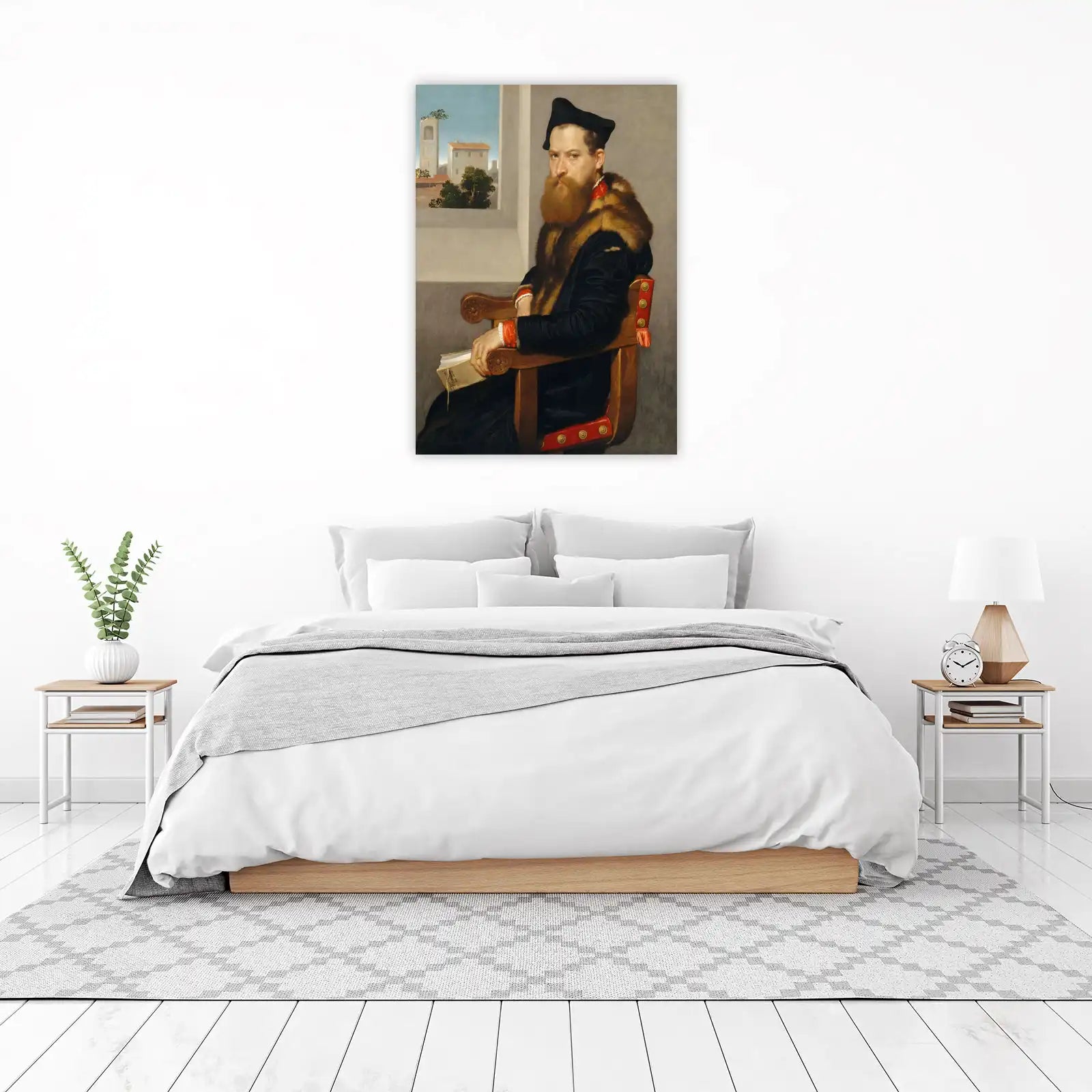Renaissance Man Portrait Wall Art - Old Masters Art