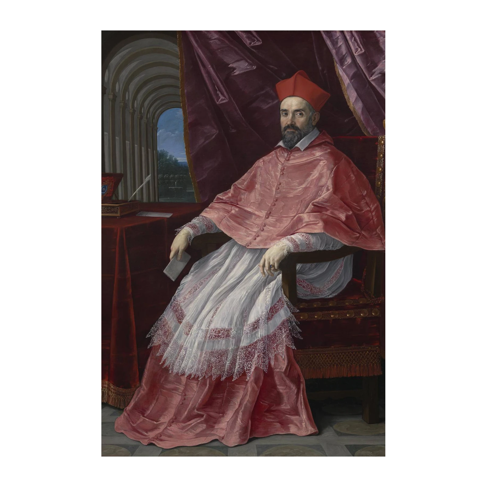 Historic Cardinal Portrait Renaissance Wall Art Wall Art