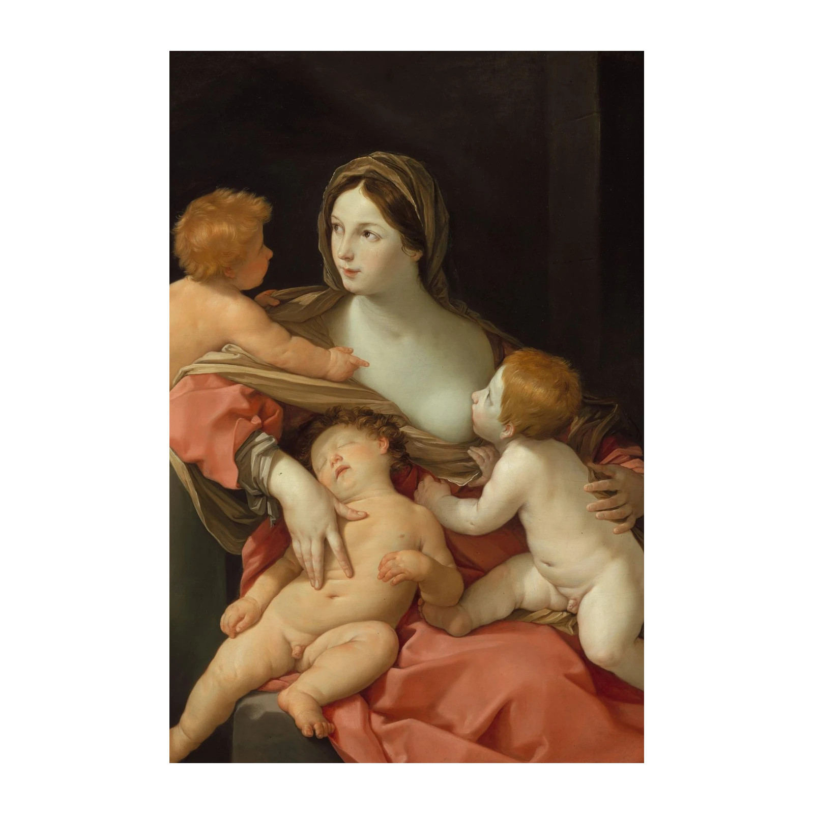 Madonna and Child Oil Painting Wall Art