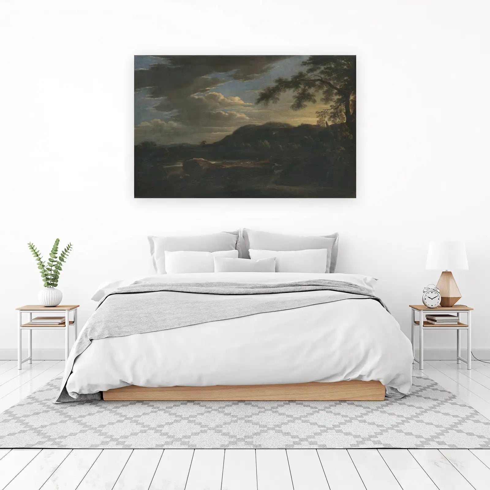 Moody Landscape Pastoral Scene Wall Art