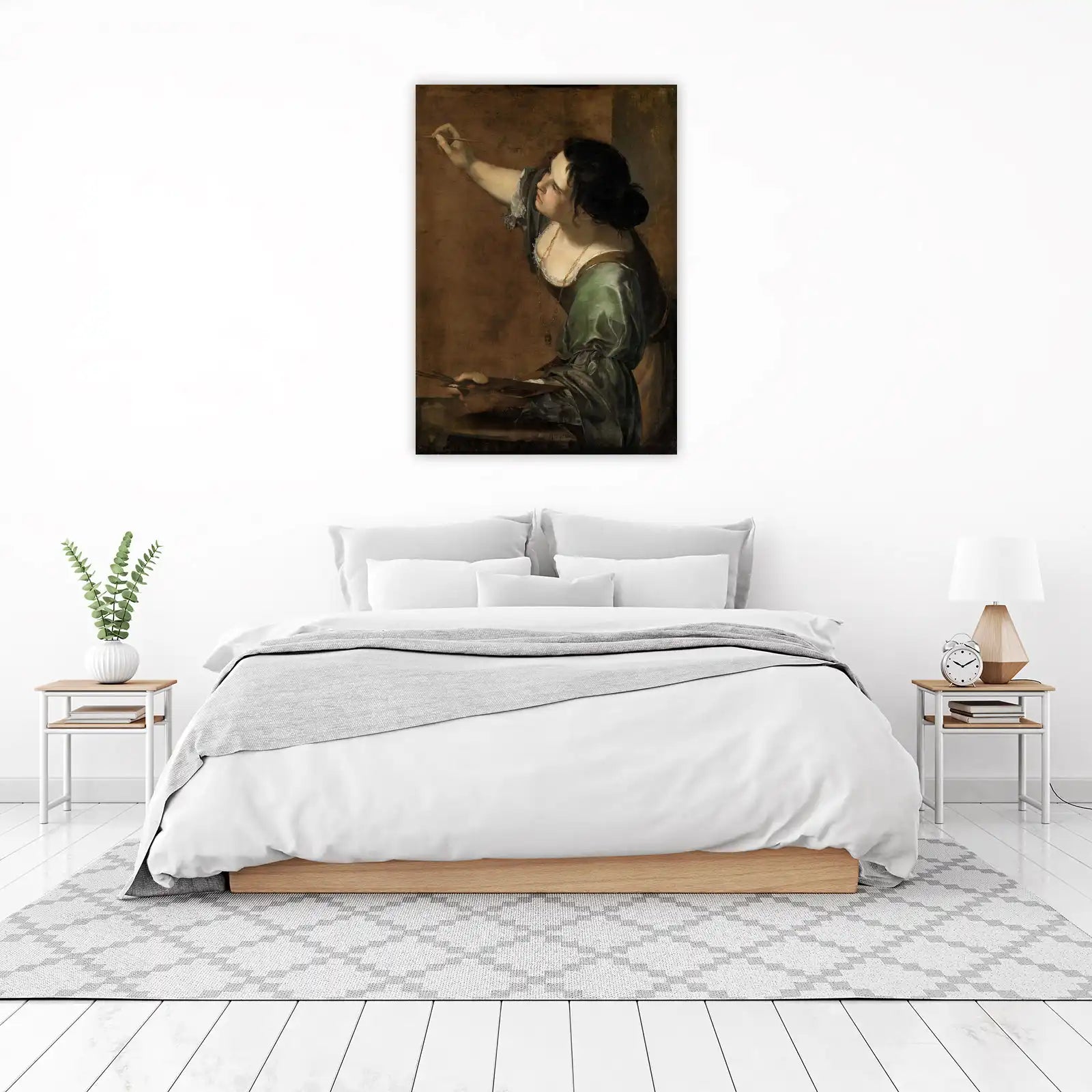 Baroque Artist Self-Portrait Wall Art
