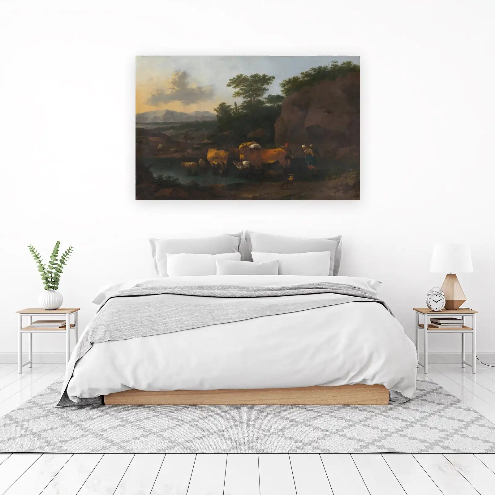 Pastoral Landscape with Cattle Wall Art