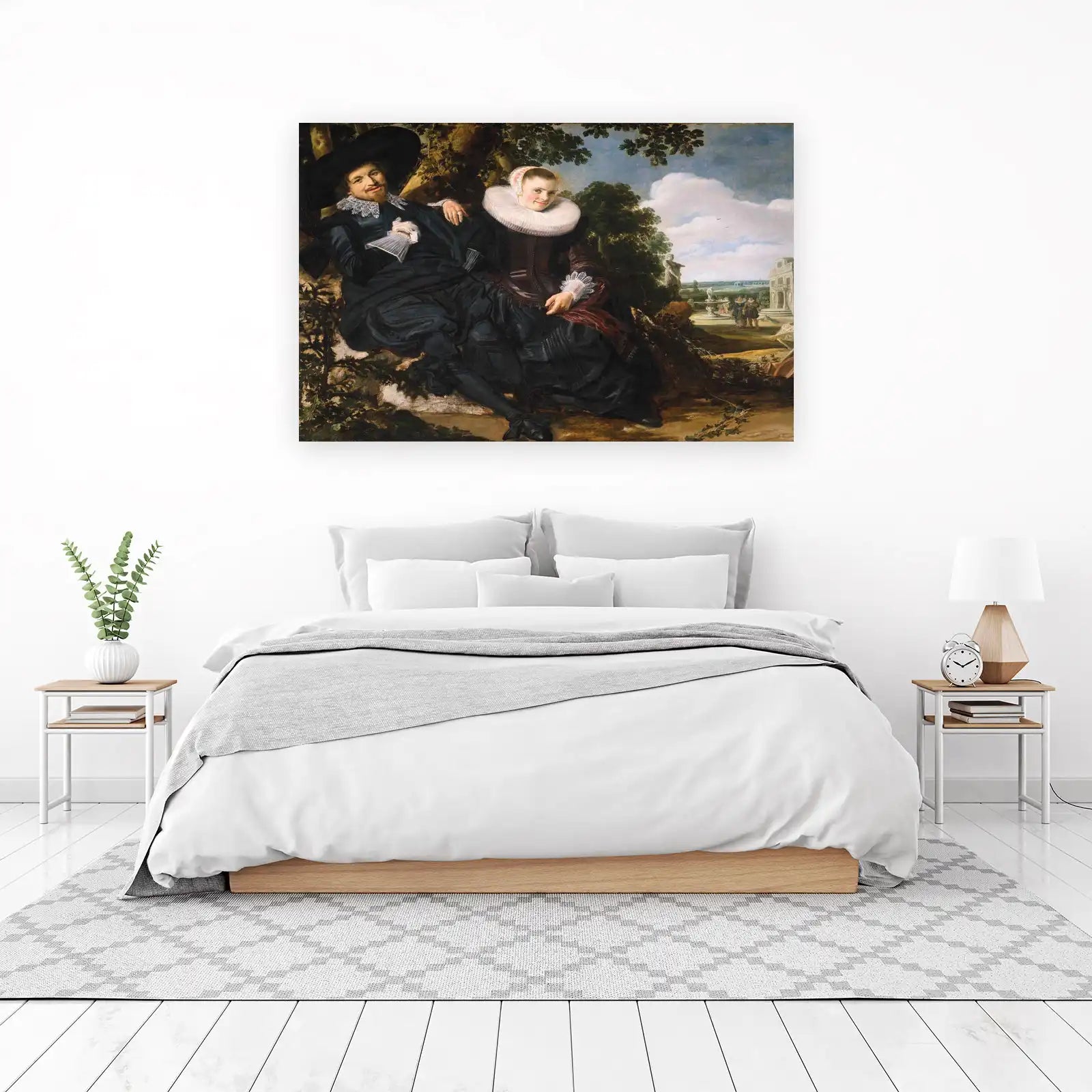Elegant Couple Renaissance Portrait Wall Art