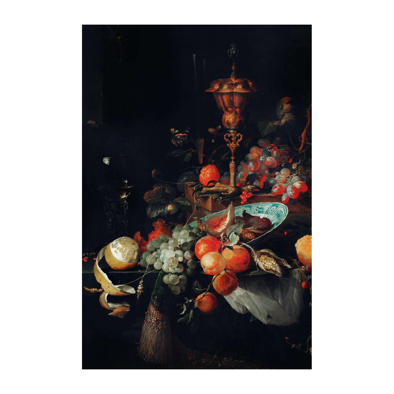 Opulent Still Life Fruit Wall Art Wall Art