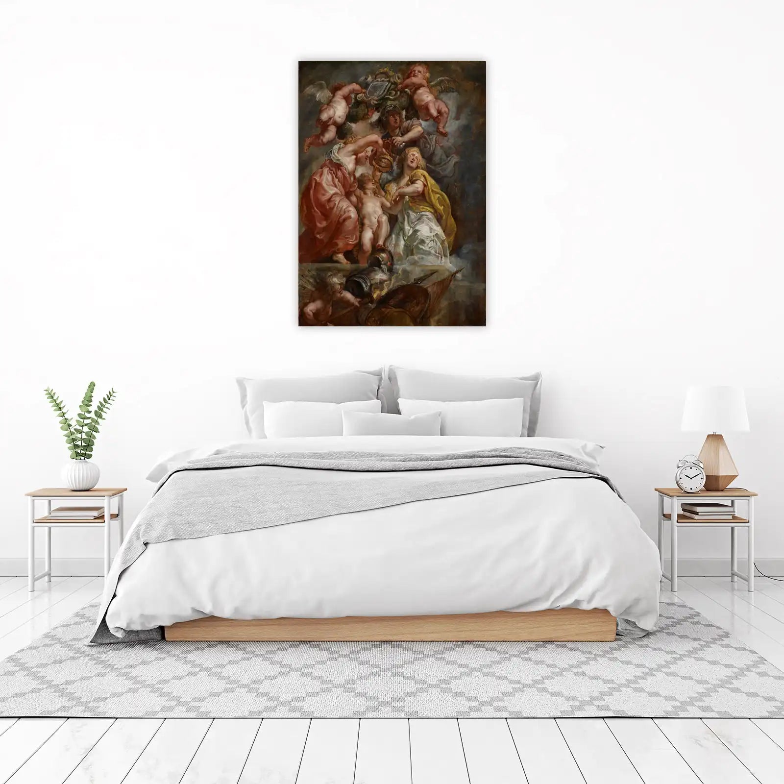 Allegory of Peace and War Baroque Wall Art