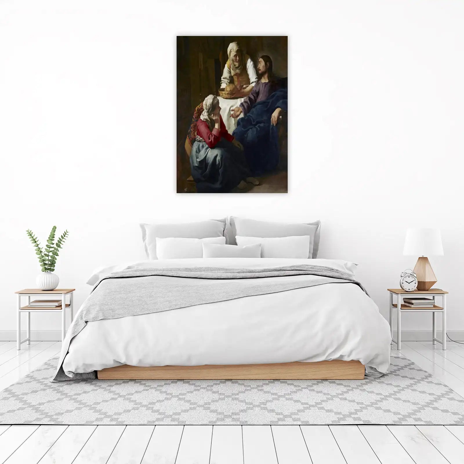 Christ and the Women Martha and Mary Wall Art