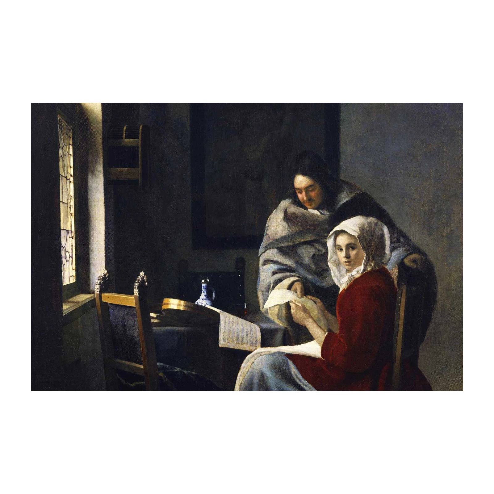 Vermeer Woman Reading a Letter Wall Art