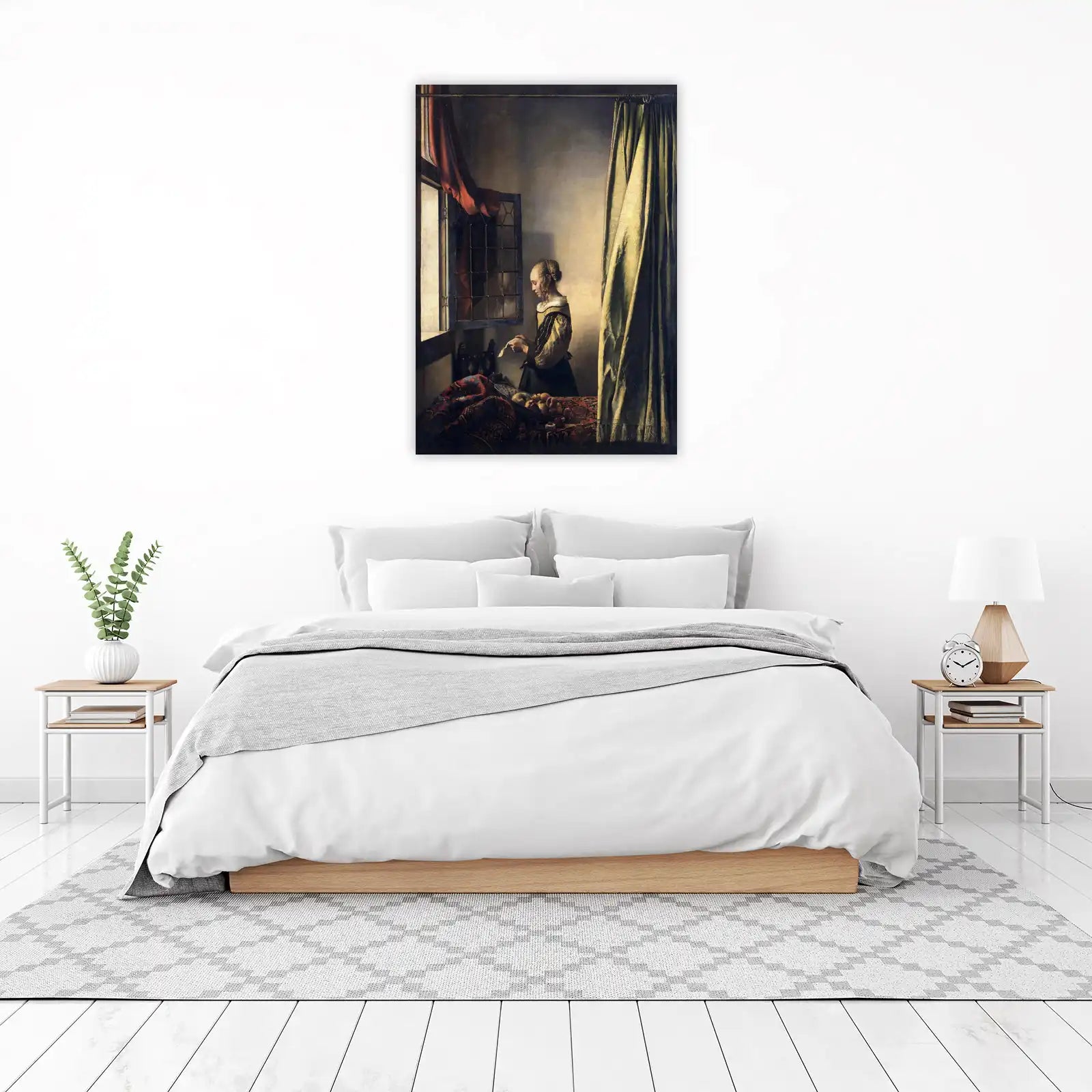 Vermeer's Woman Reading a Letter Wall Art
