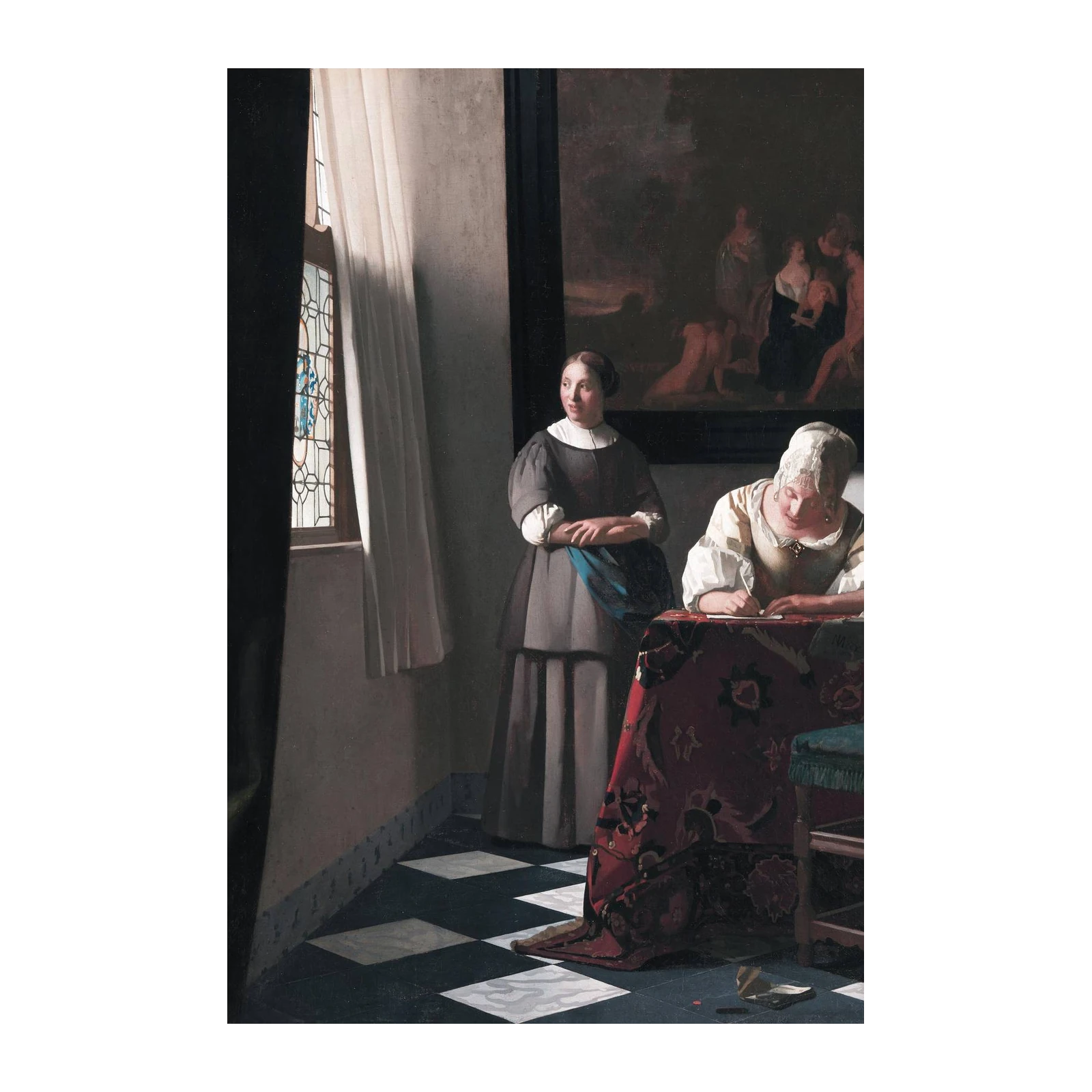 Vermeer's Woman Writing a Letter Wall Art