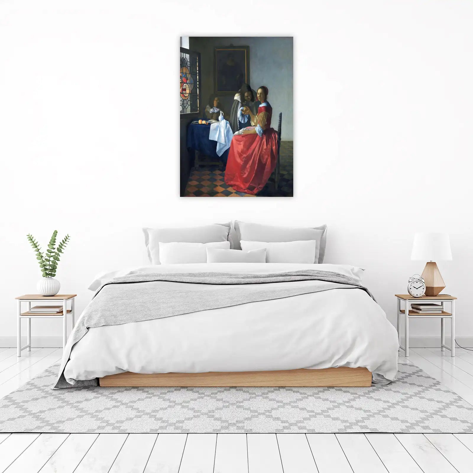 Vermeer "The Glass of Wine" Wall Art