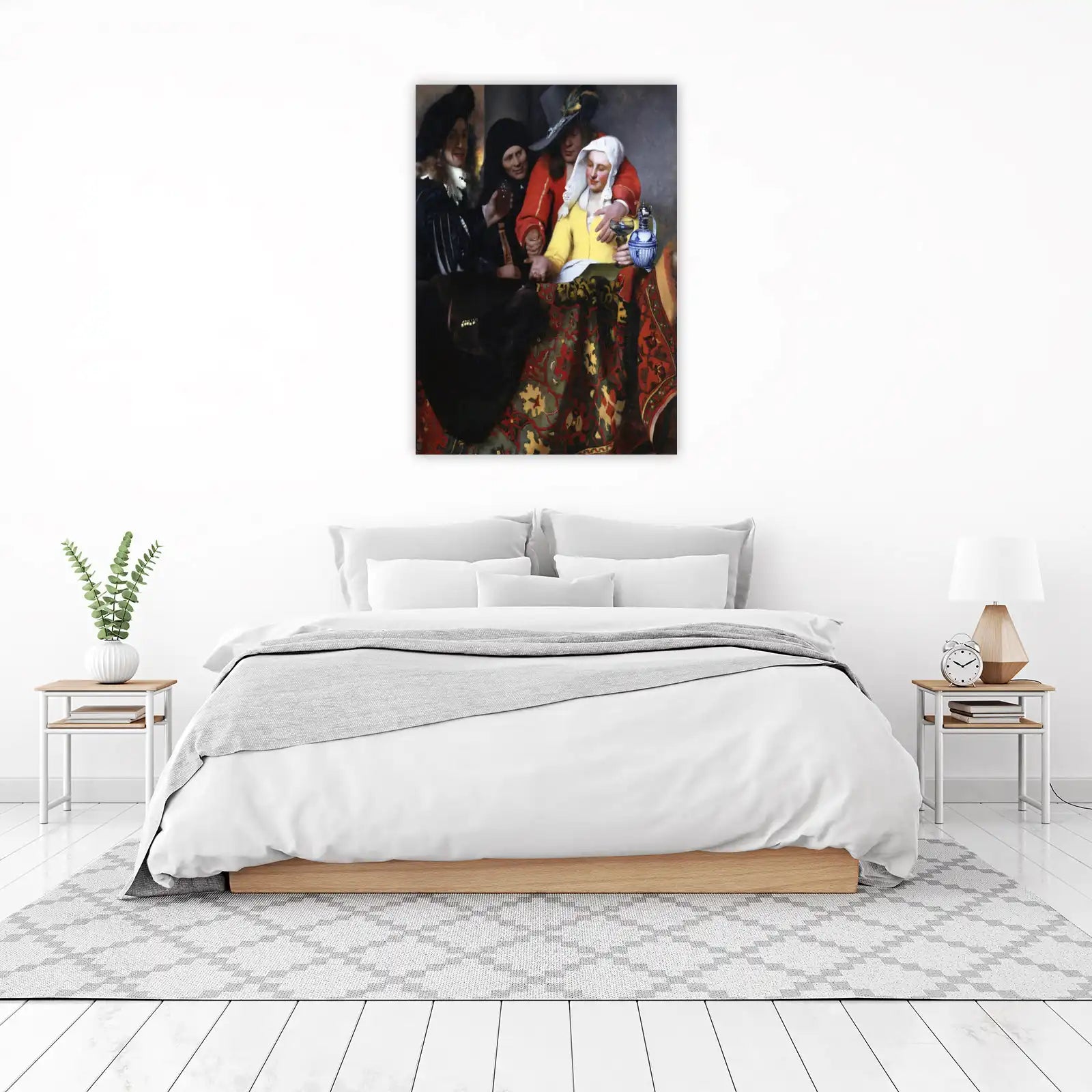 Intriguing Scene of Revelry Oil Painting Wall Art