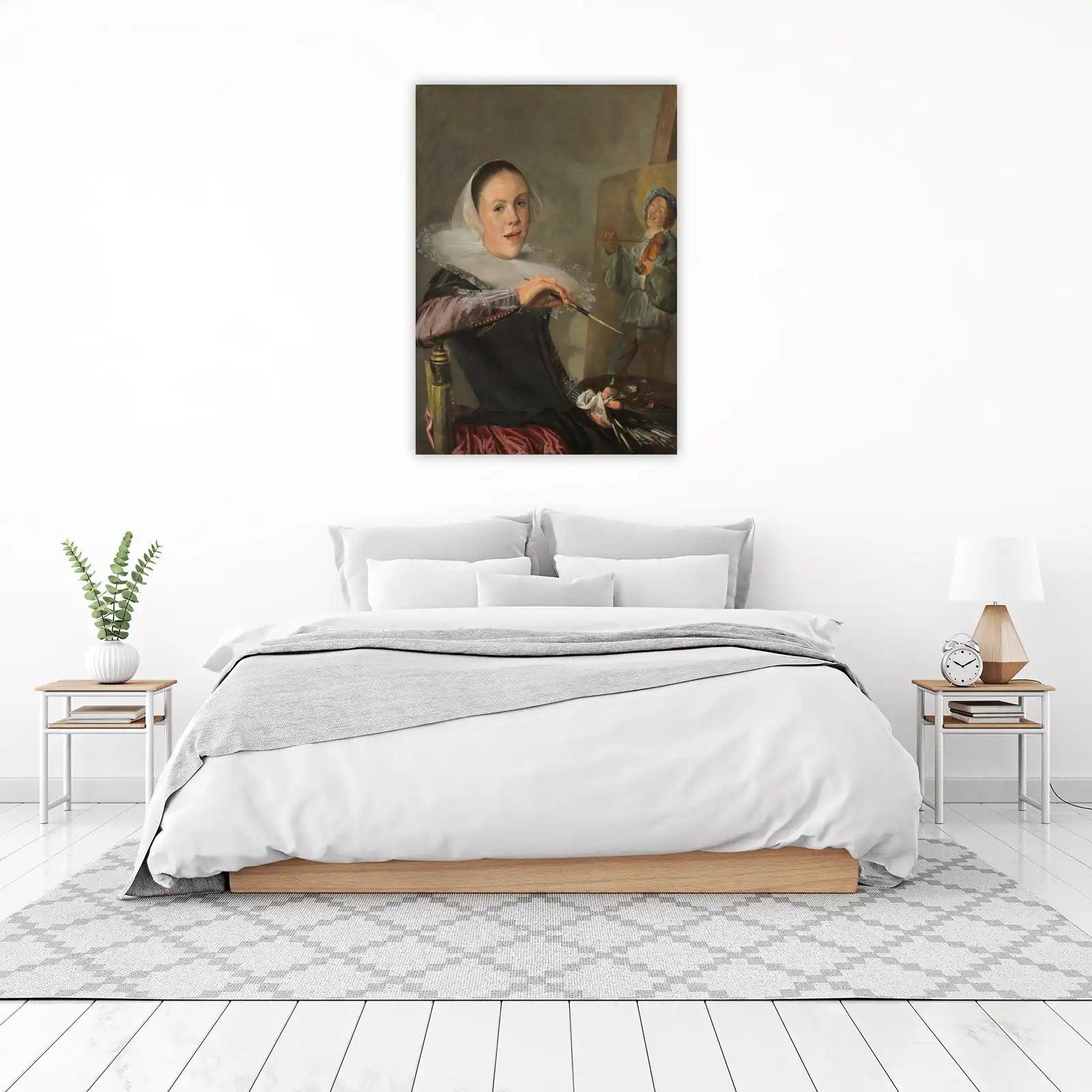 Masterful Artist Self-Portrait Wall Art