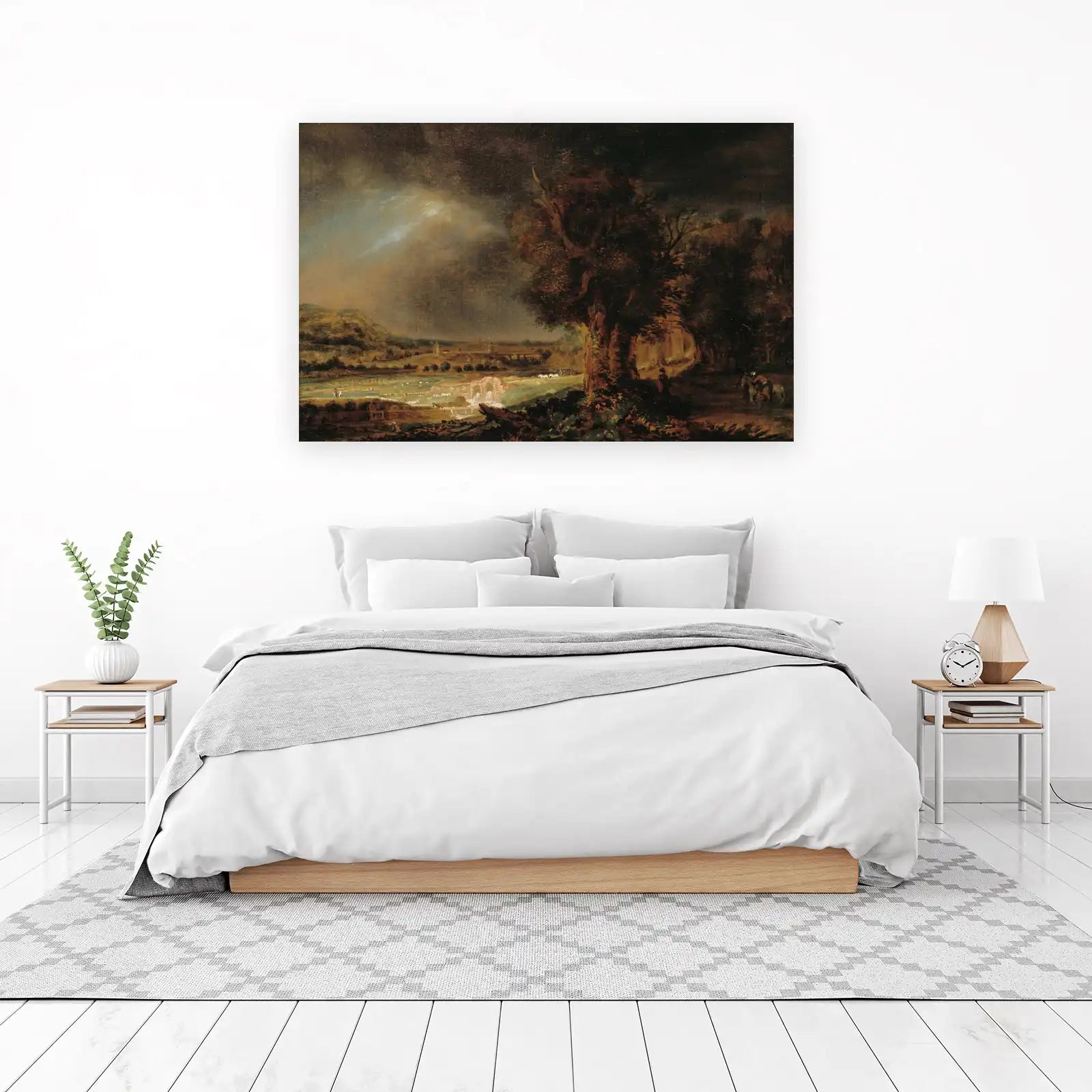 Dramatic Landscape Vintage Art Wall Art