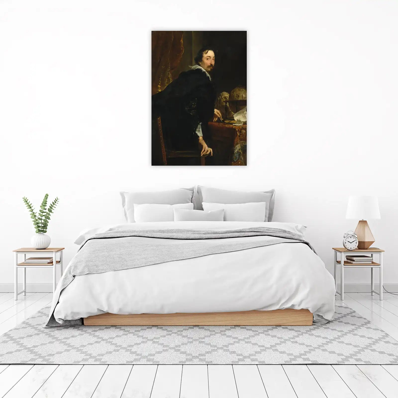 Renaissance Scholar Portrait Wall Art