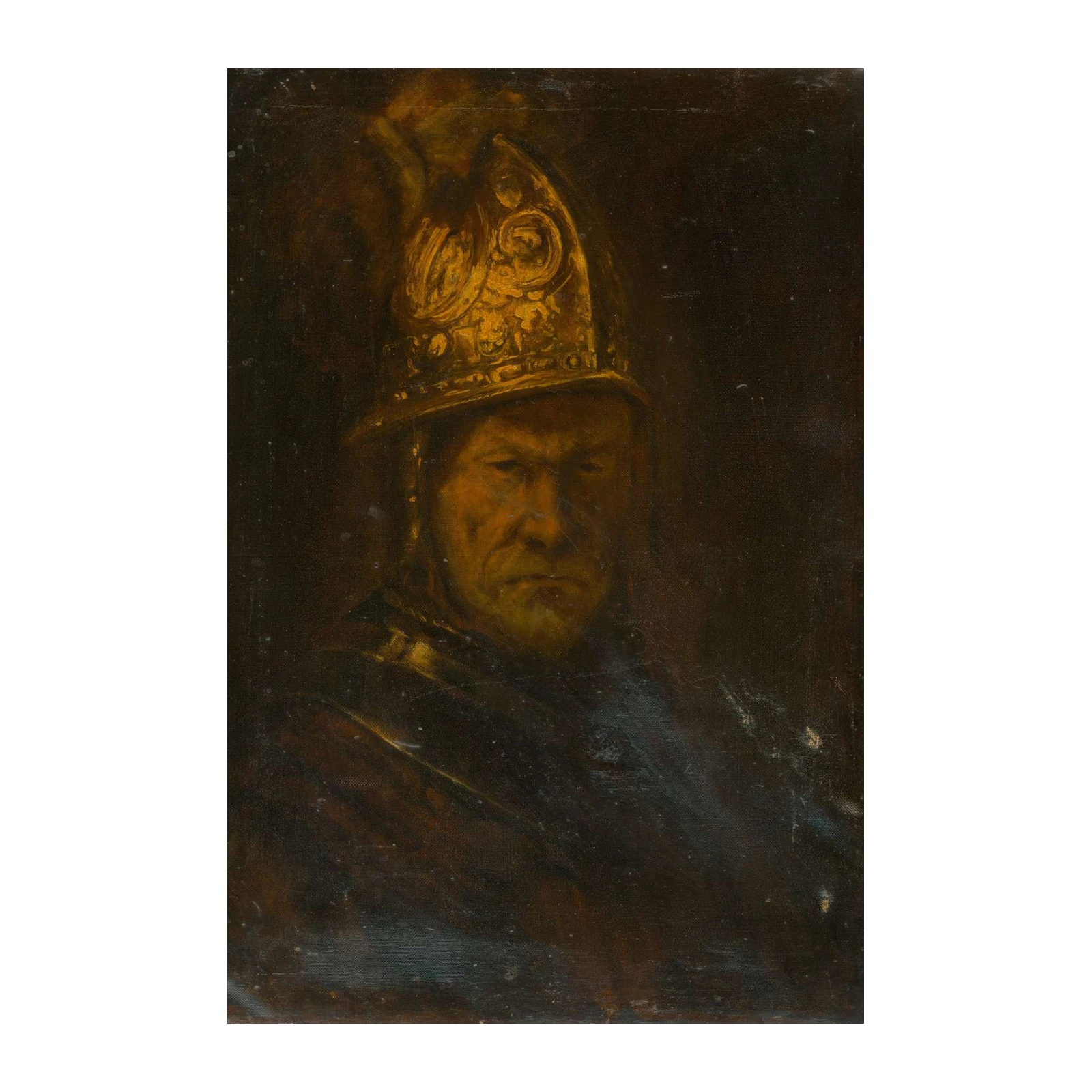 Vintage Soldier Portrait Wall Art