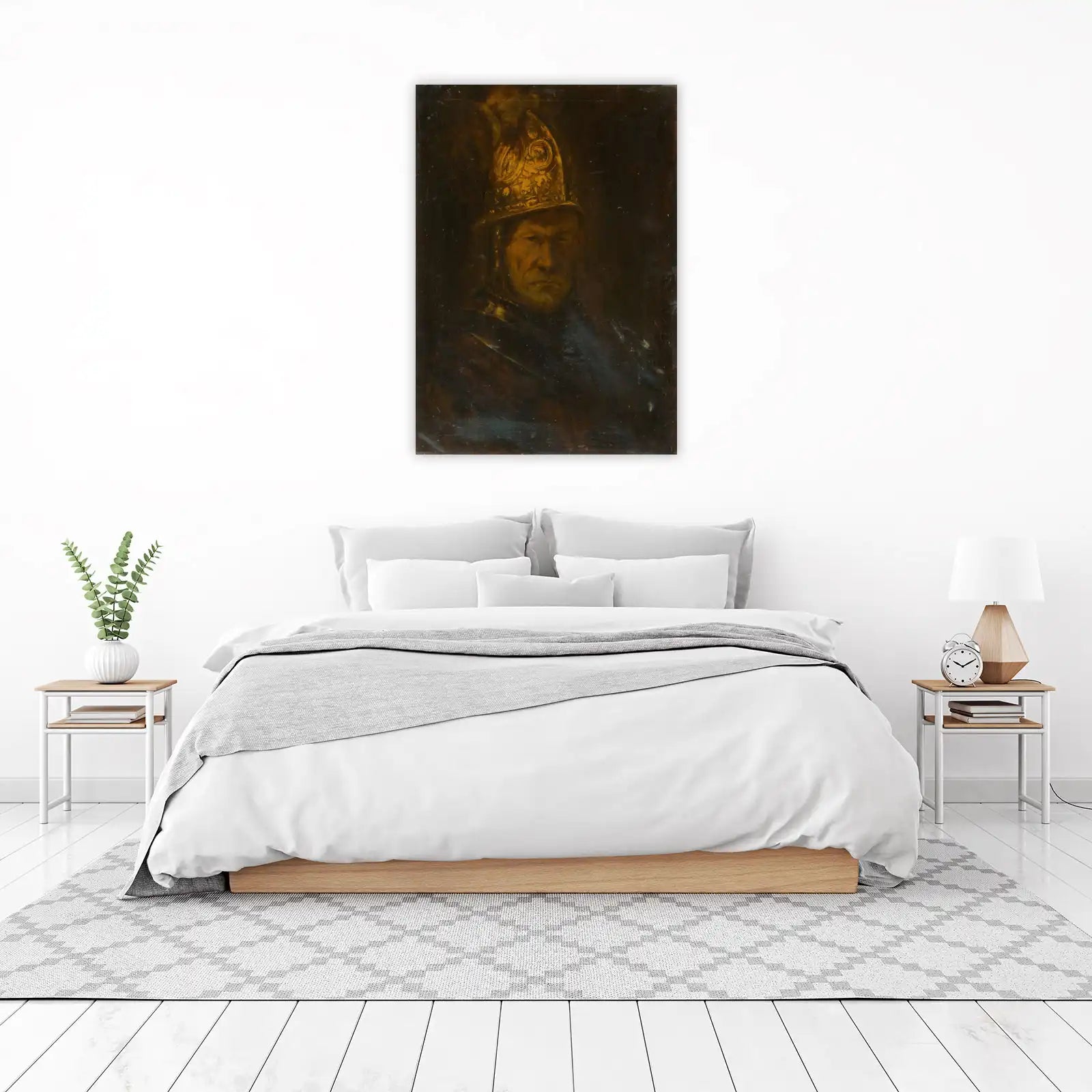 Vintage Soldier Portrait Wall Art