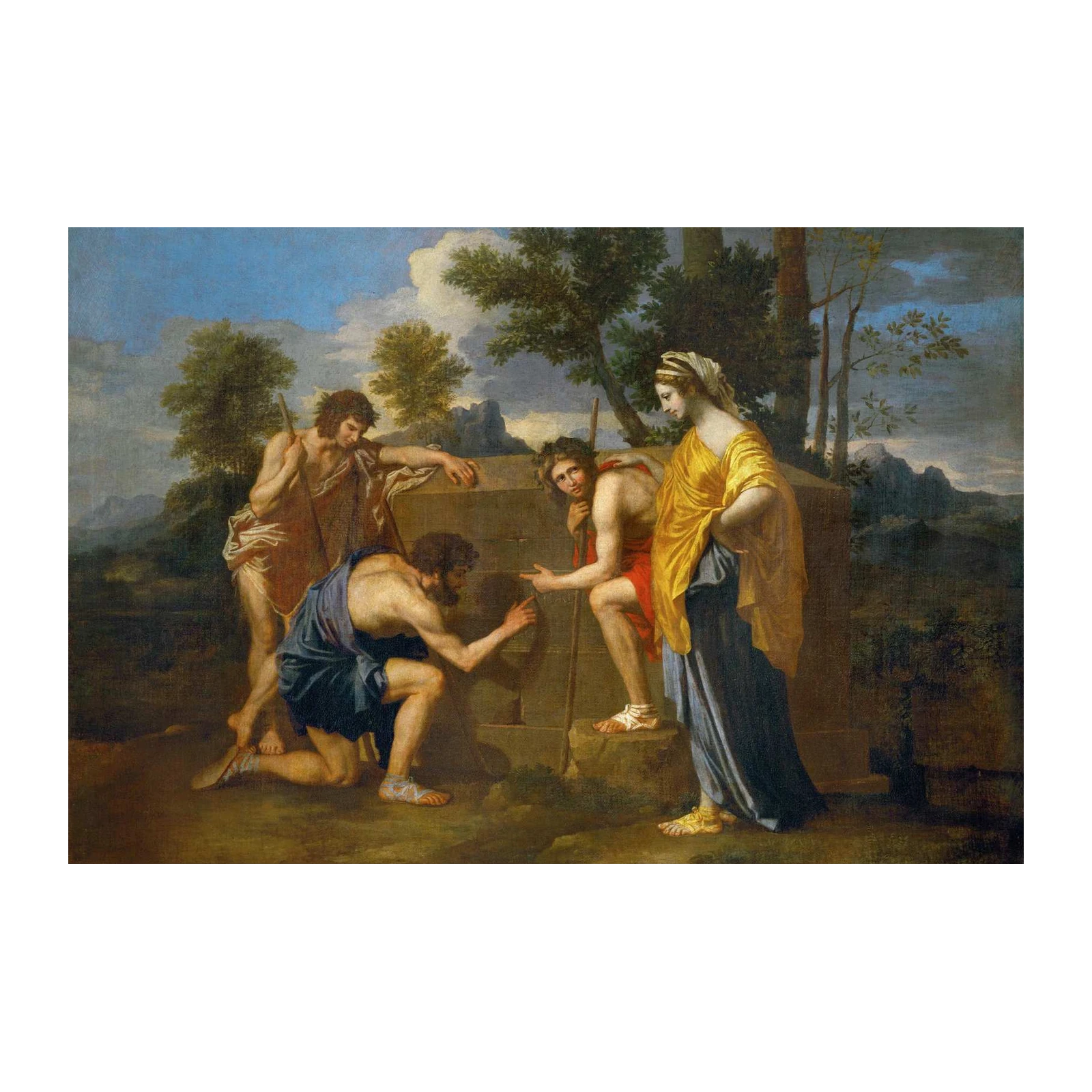 Mythological Figures Landscape Wall Art