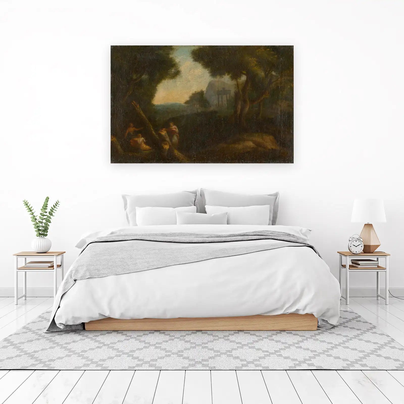 Arcadian Landscape with Figures Wall Art