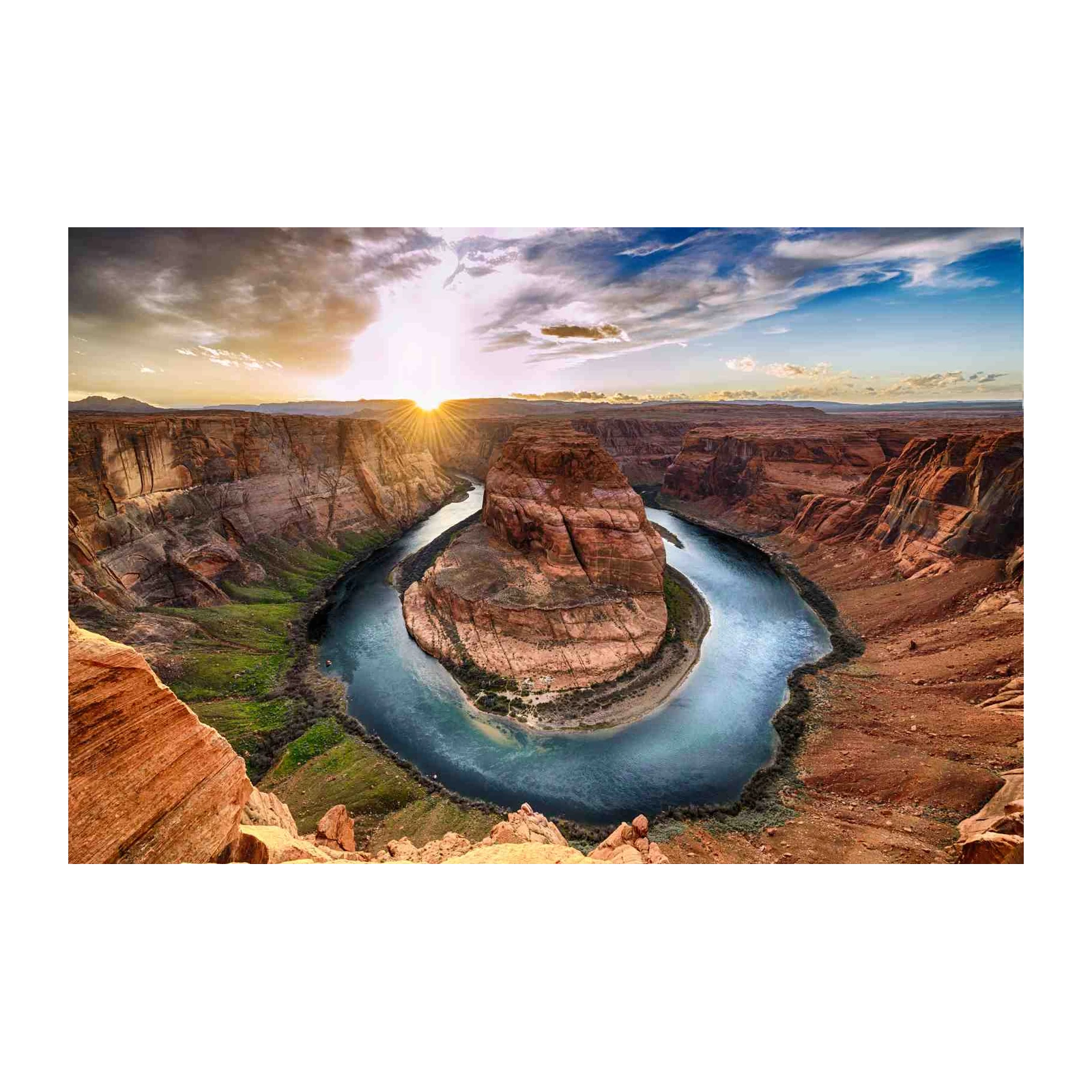 Horseshoe Bend Sunset Grand Canyon Wall Art
