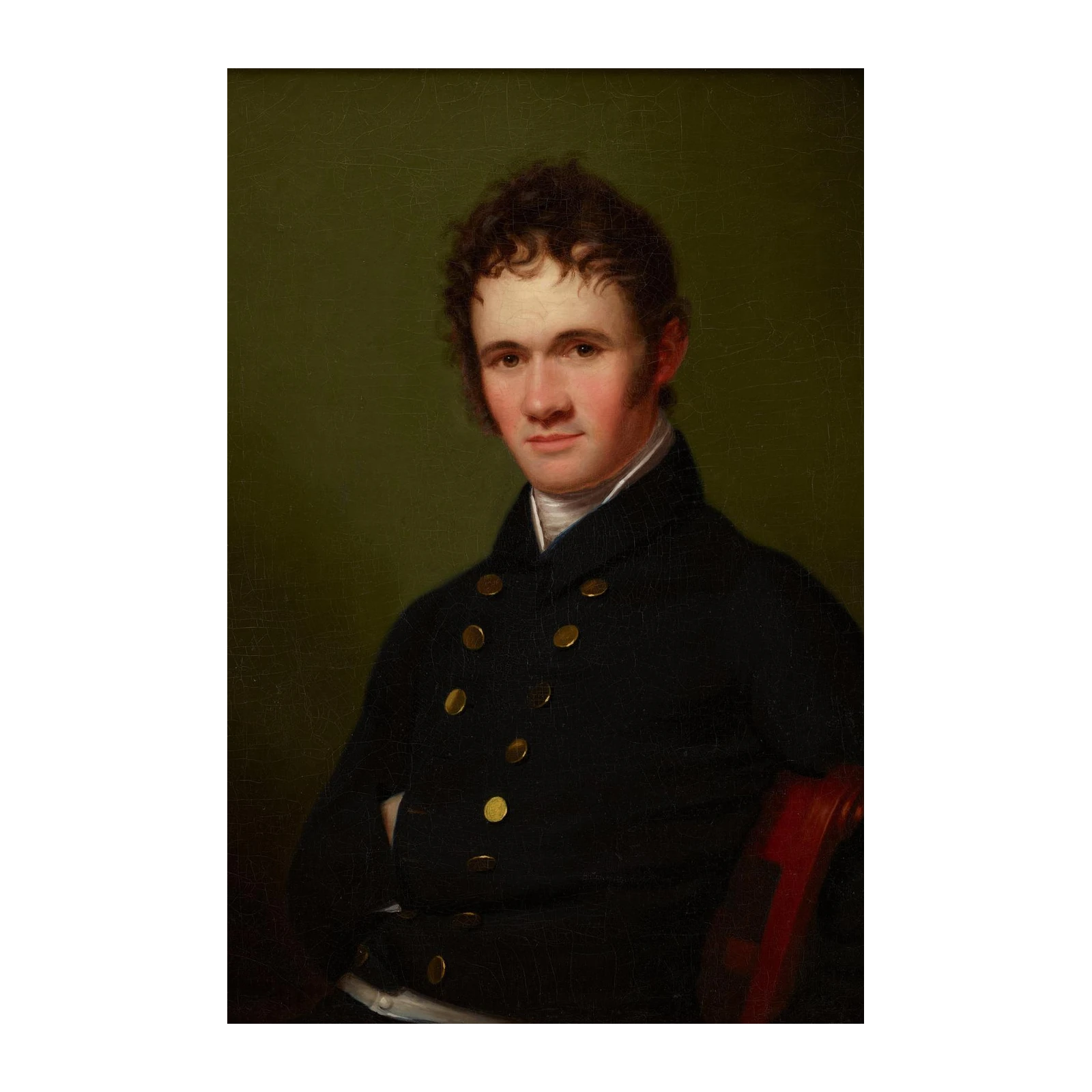 Elegant Gentleman Portrait Vintage Wall Art