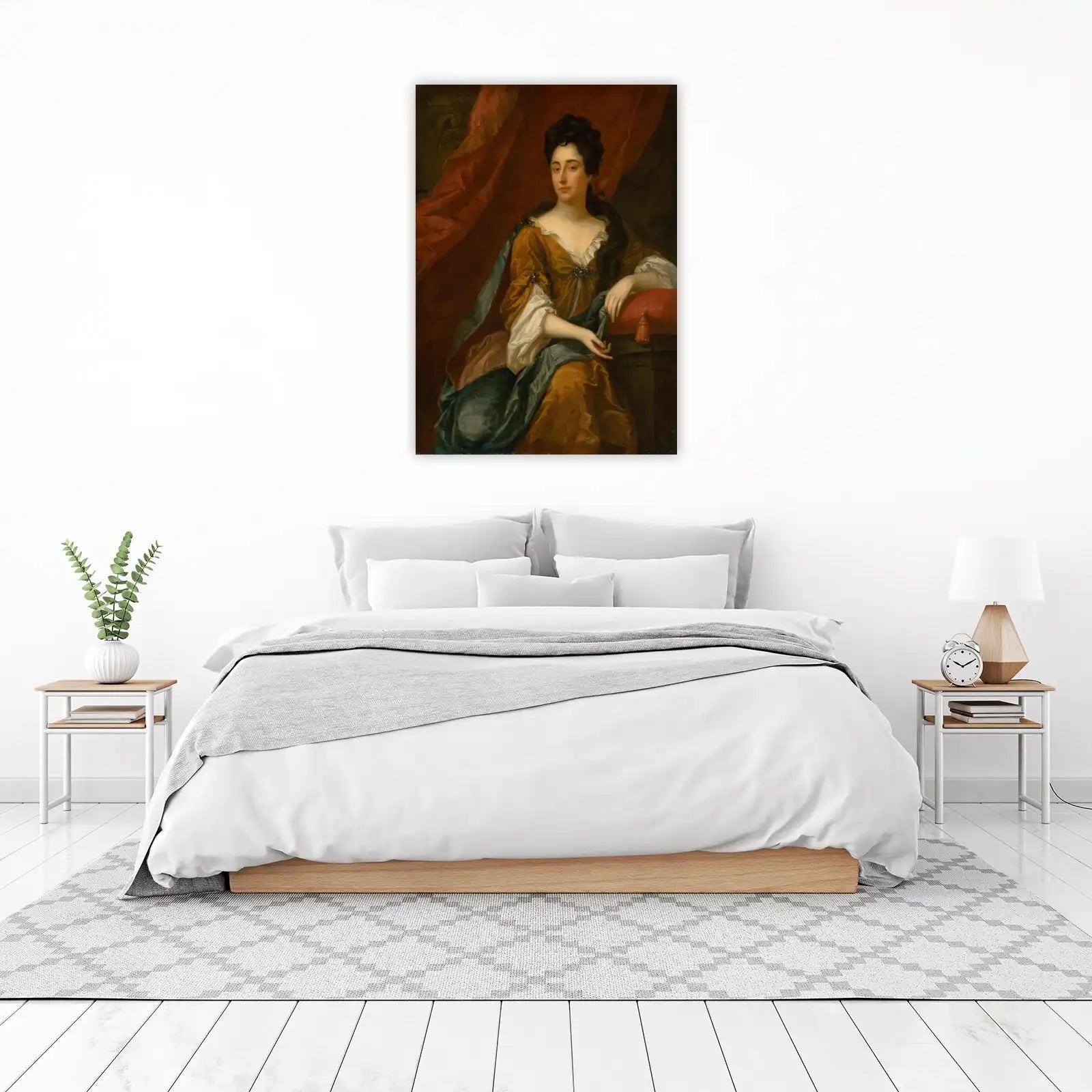 Elegant Lady Portrait Classic Wall Art