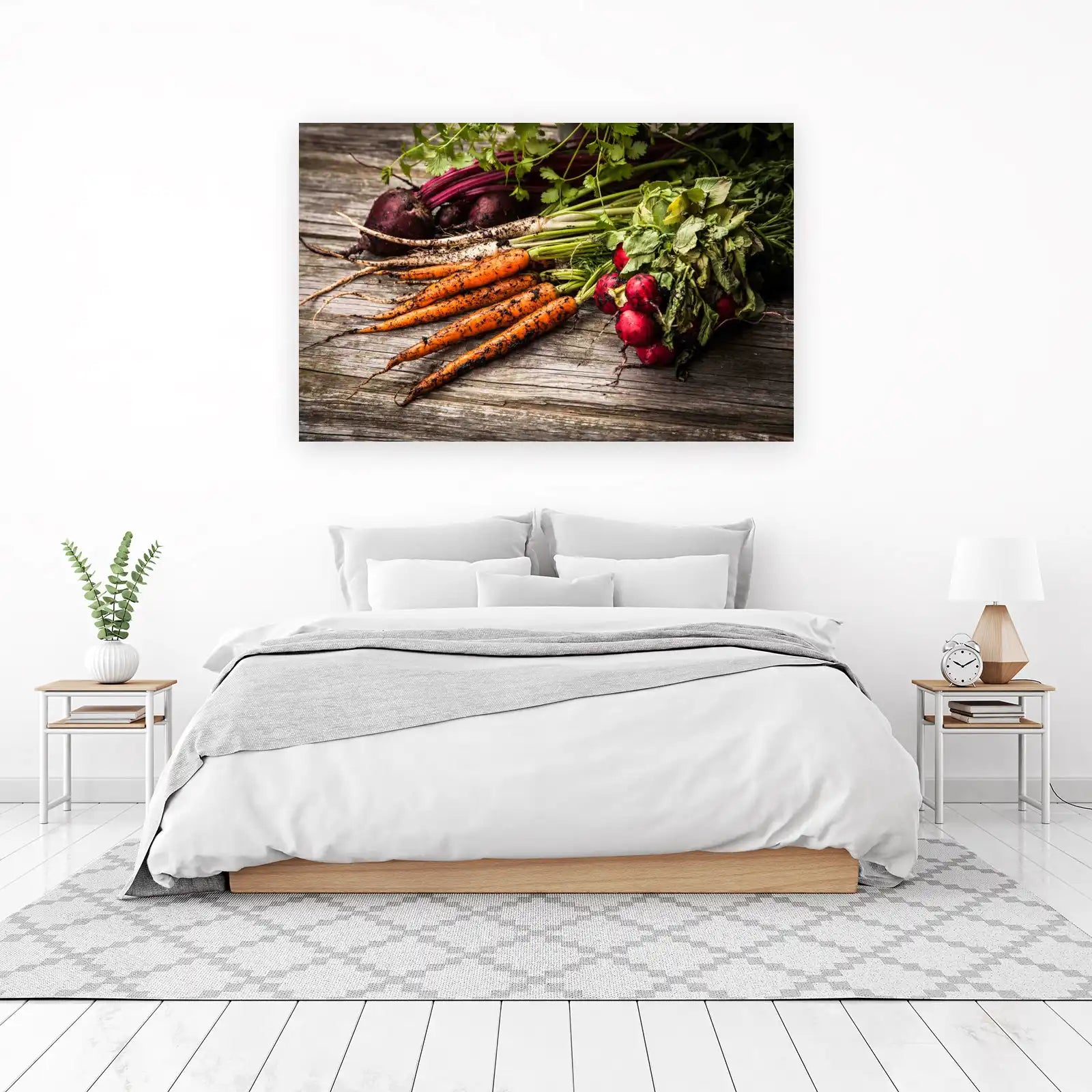 Farm Fresh Veggies Rustic Wall Art