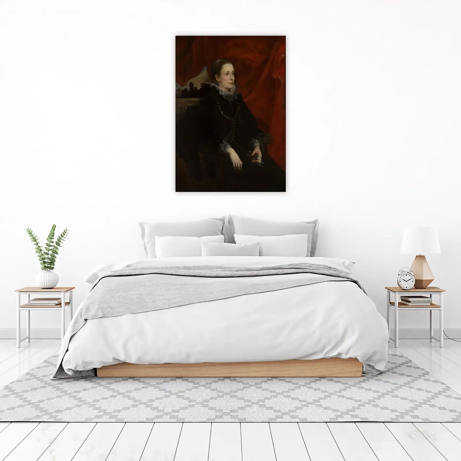 Elegant Woman Portrait Renaissance Art Wall Art