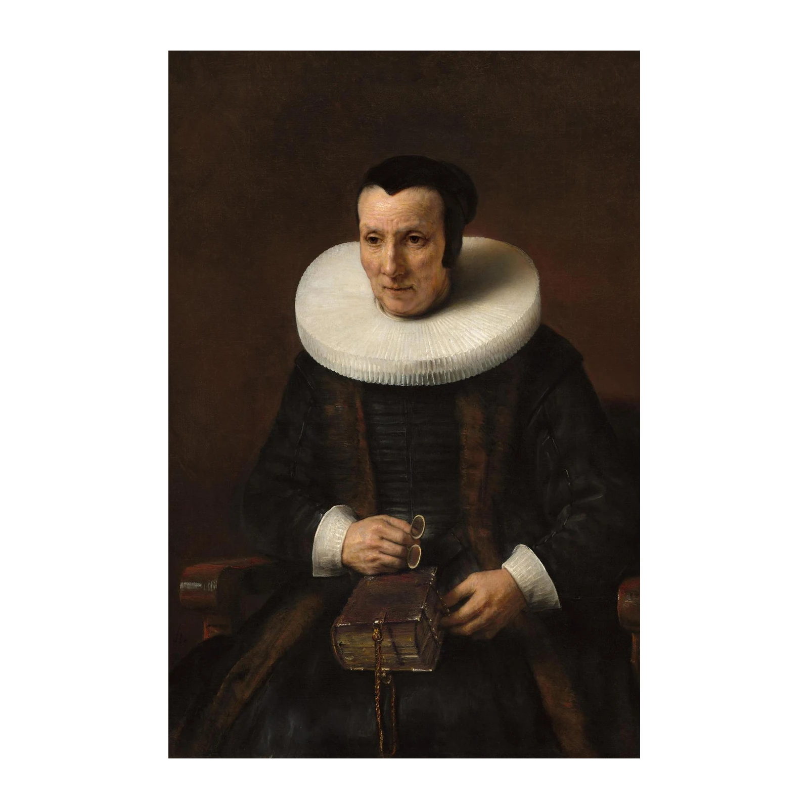 Elegant Woman Portrait Old Master Wall Art