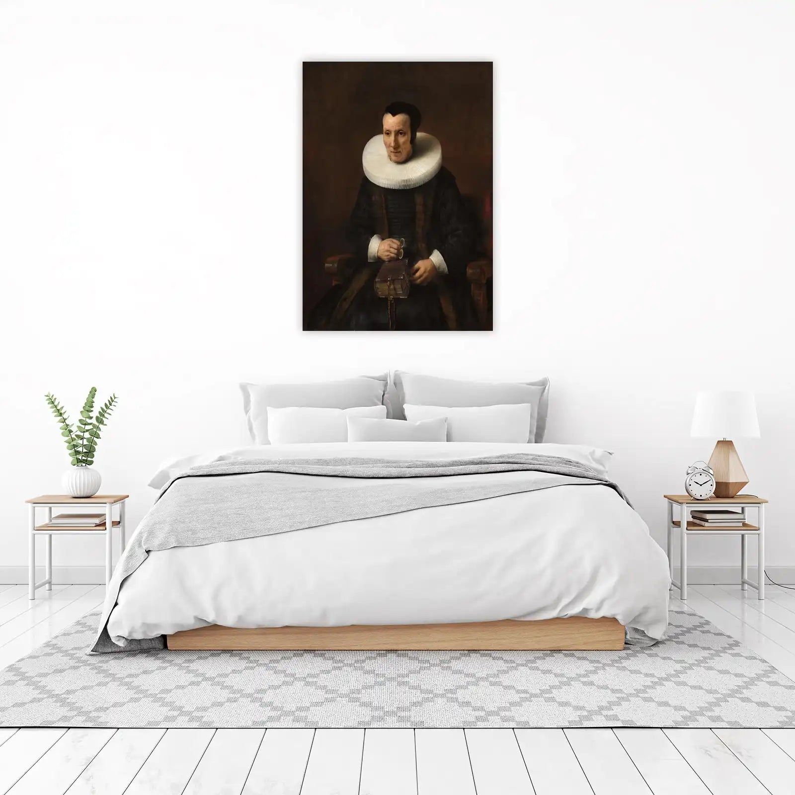 Elegant Woman Portrait Old Master Wall Art