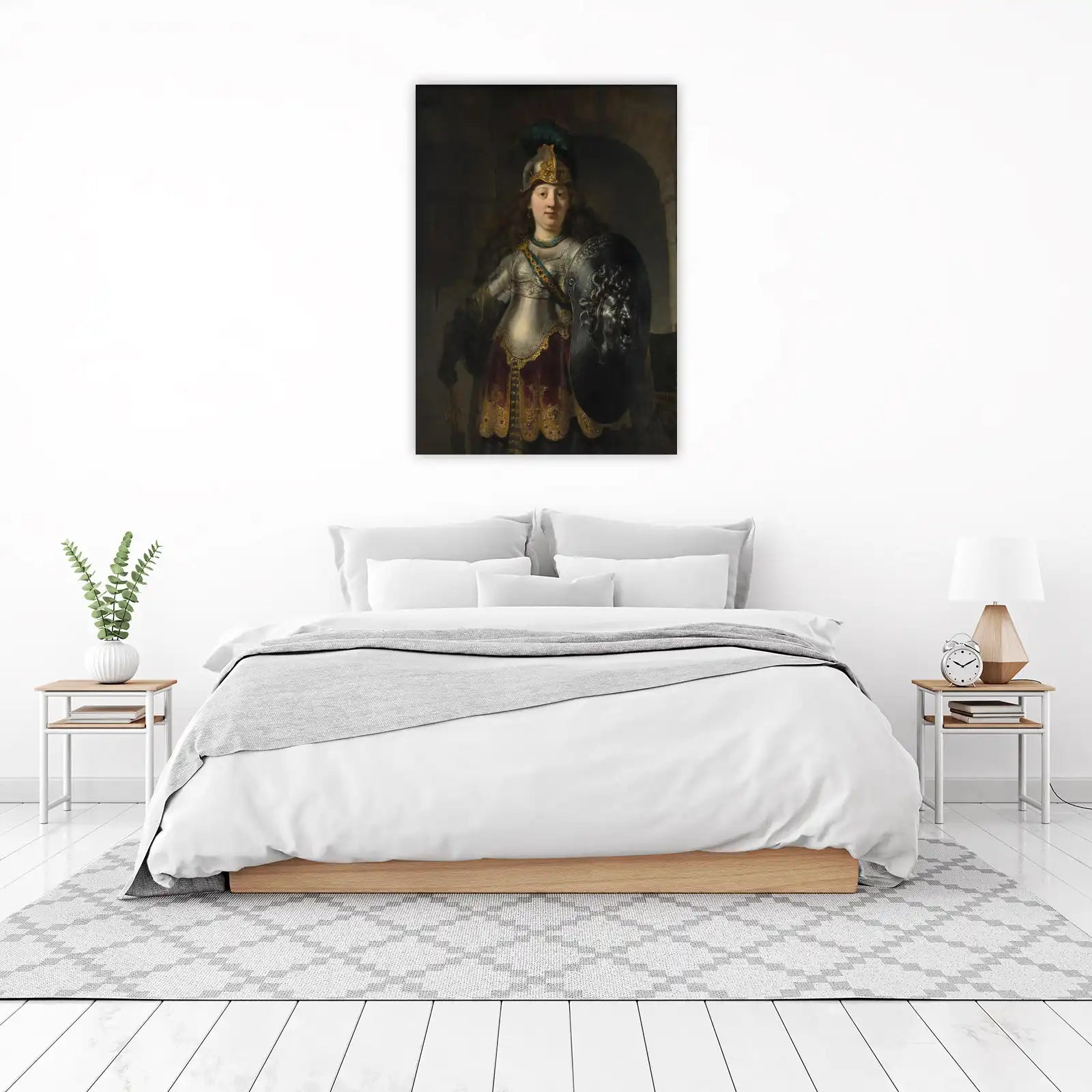 Rembrandt's "The Warrior Woman" Wall Art