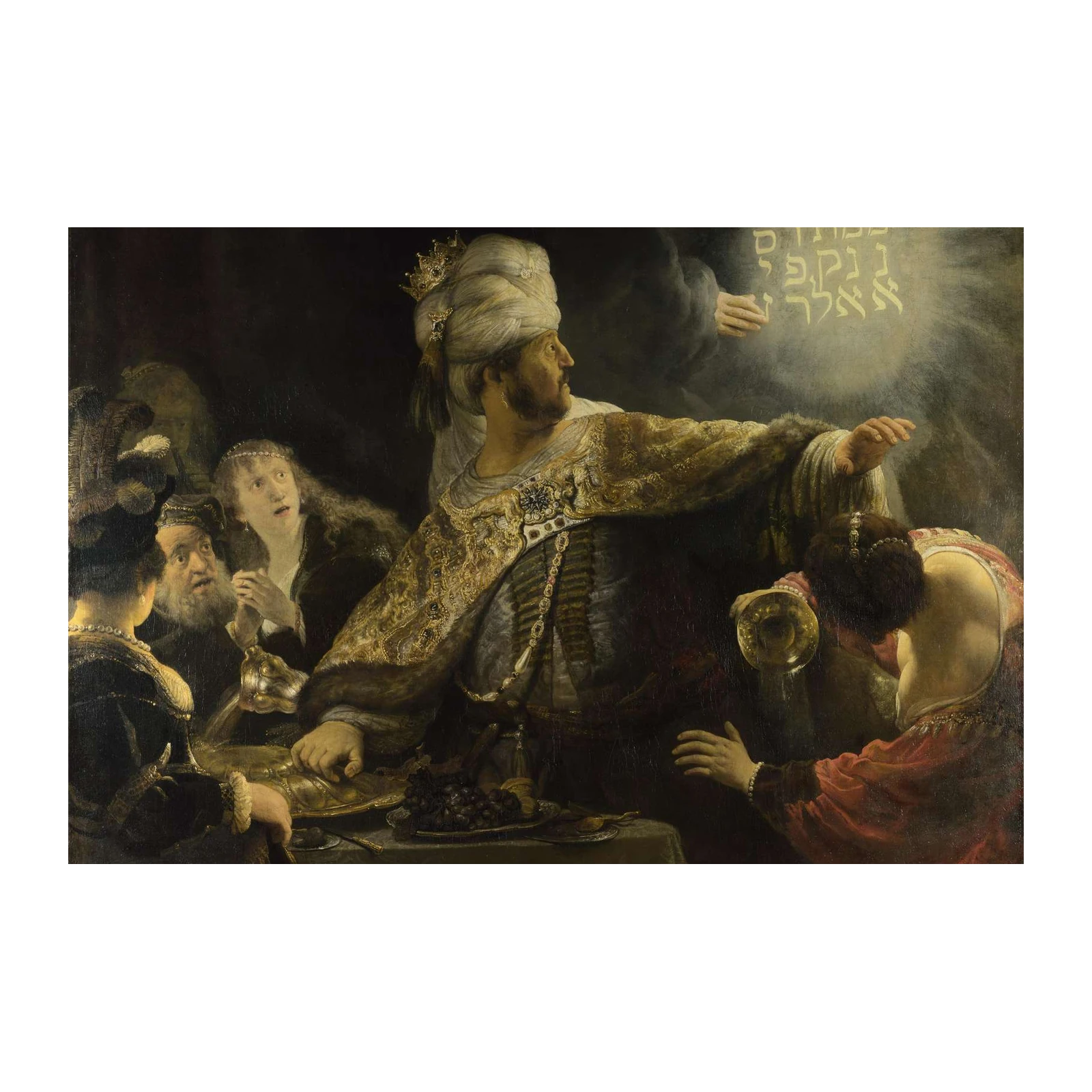 Belshazzar's Feast Rembrandt Wall Art