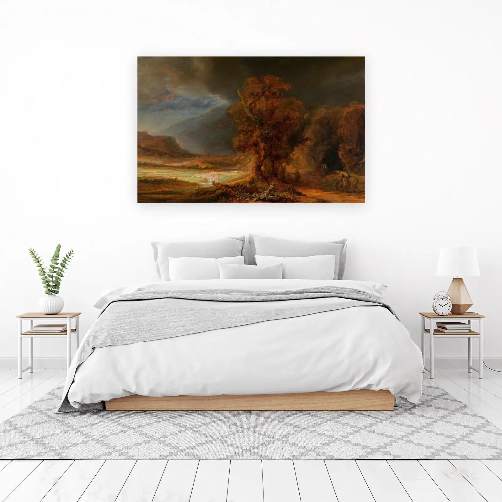 Dramatic Landscape with Stormy Skies Wall Art