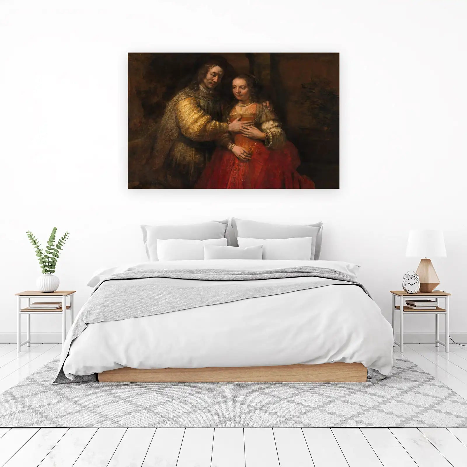 Rembrandt's The Jewish Bride Wall Art