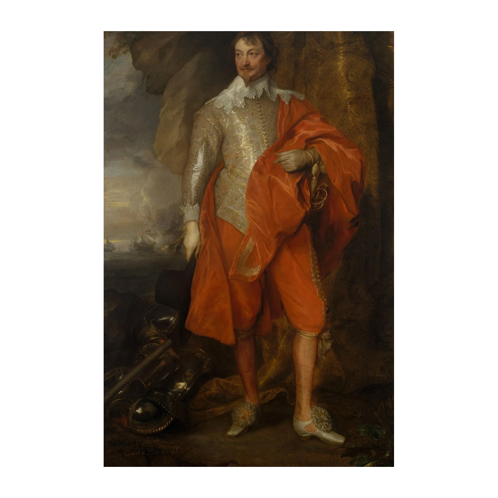 Elegant Aristocrat Portrait Wall Art